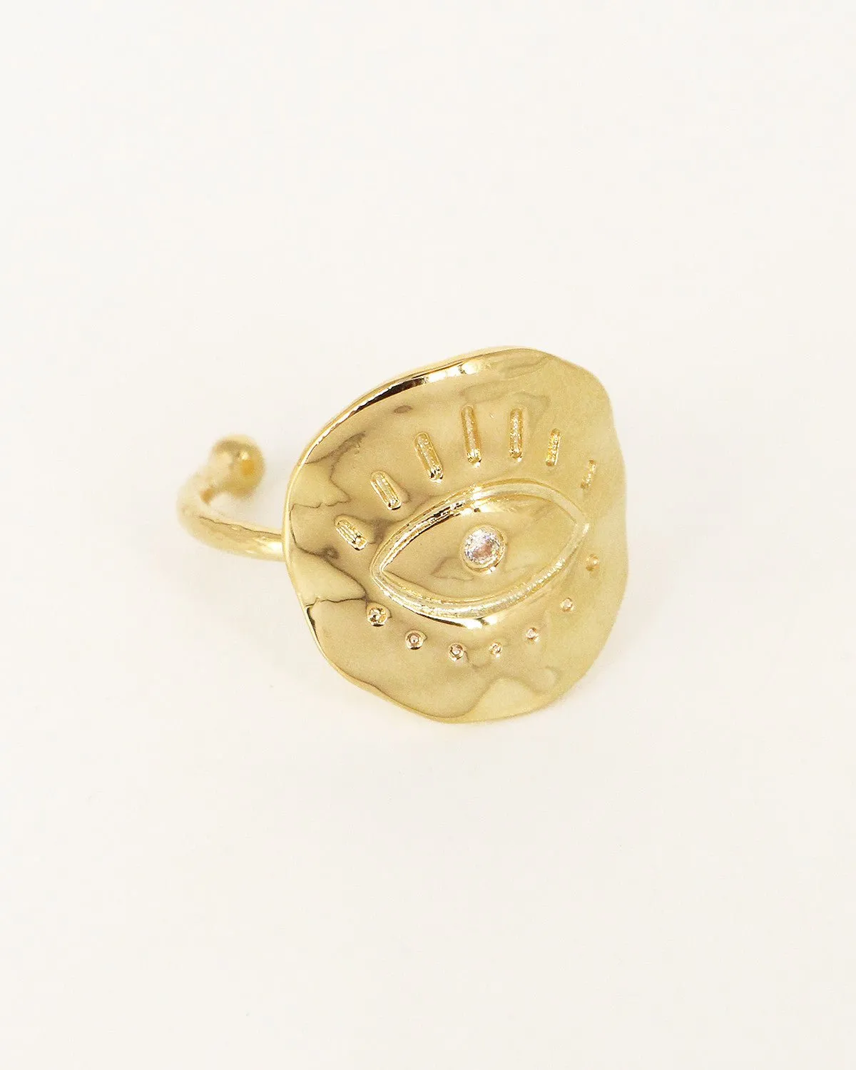 Bague doré à l'or fin Doré SPIRIT