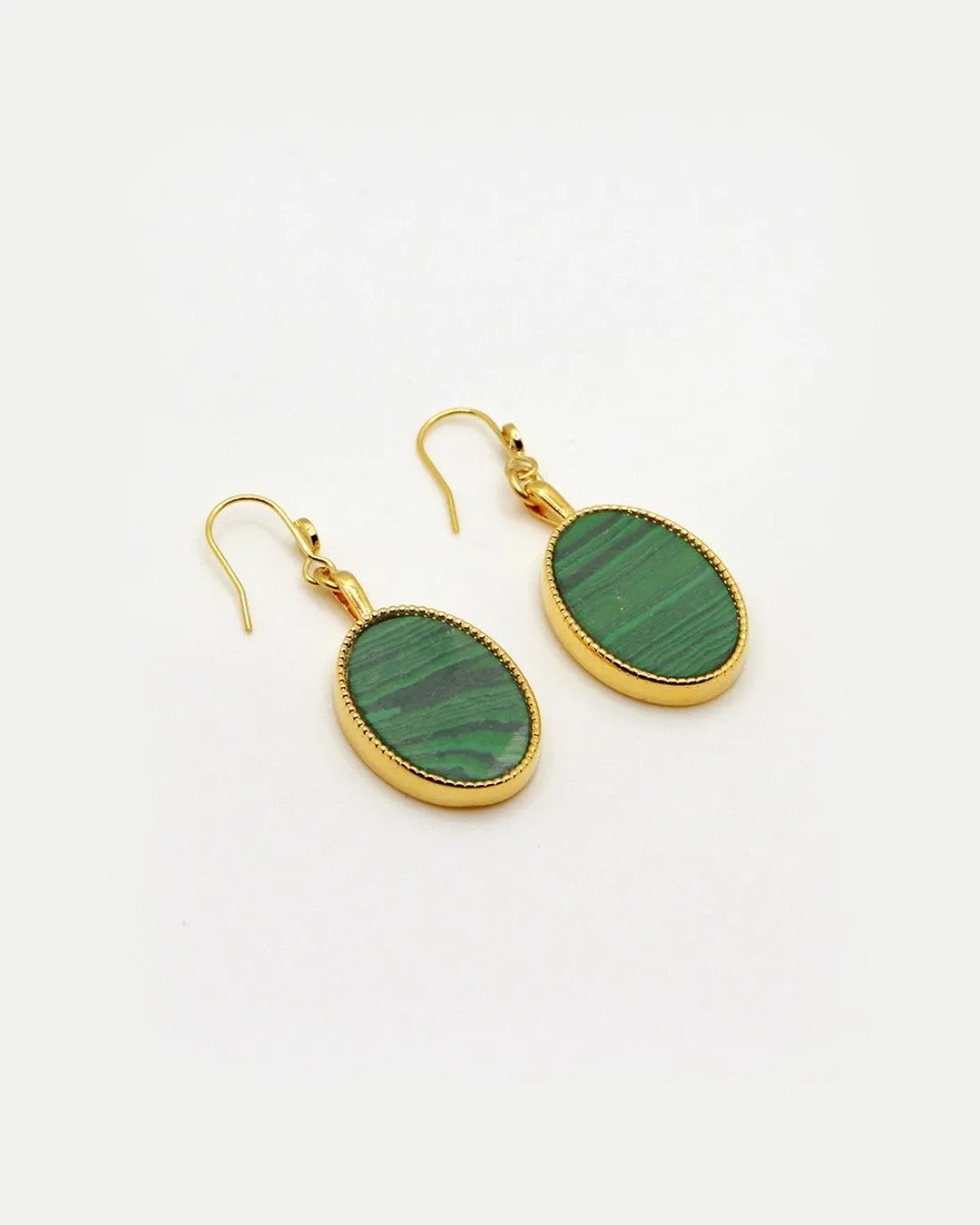 Boucles d'oreilles Vert FRIDA