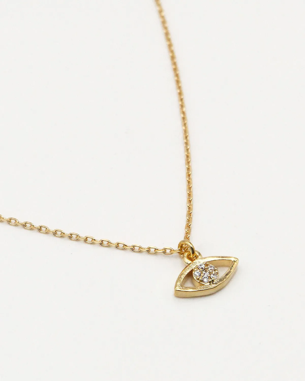 Collier oeil Doré LILY