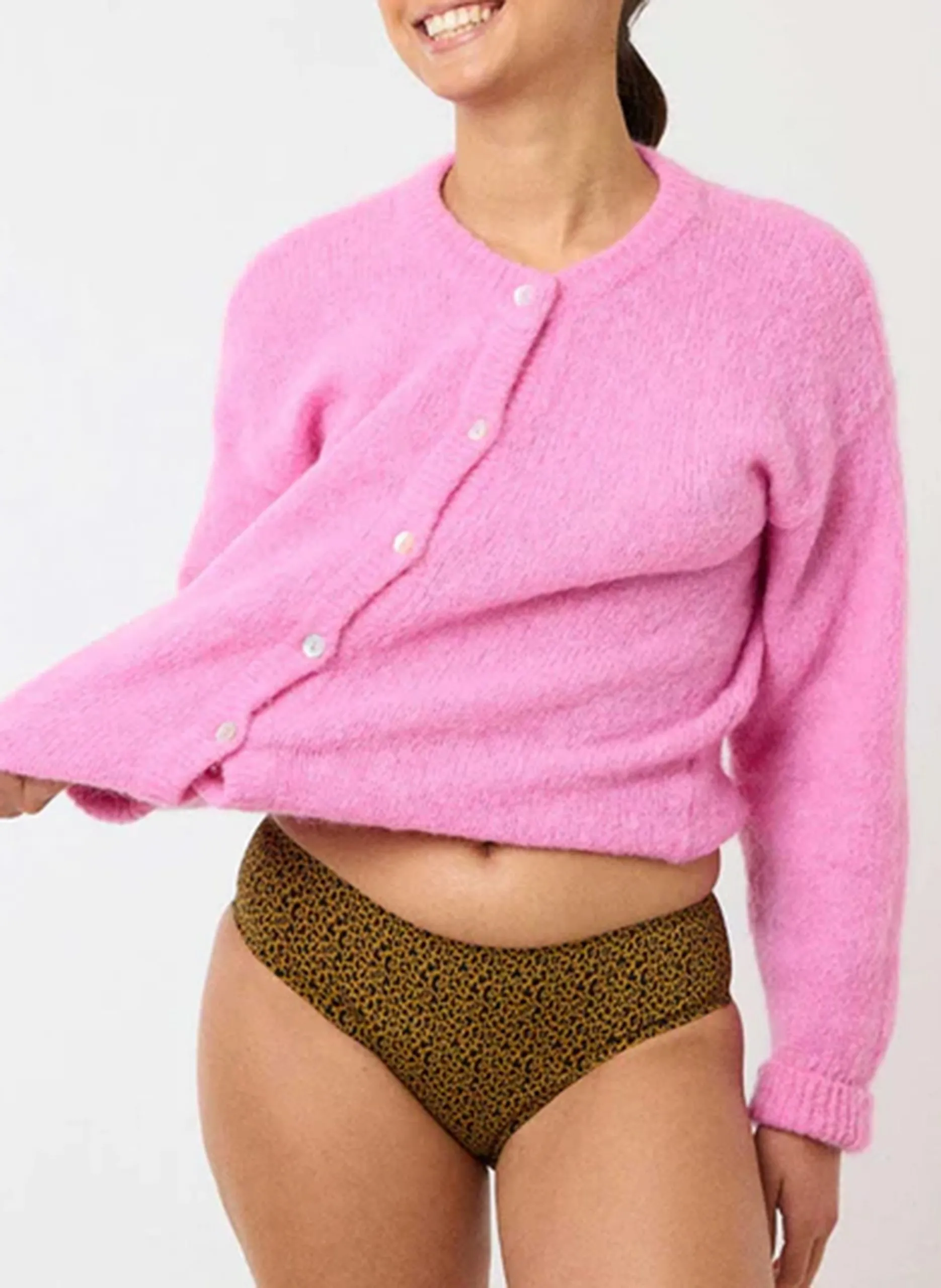 Culotte en fibres recyclées mélangées imprimée Multicolore ARTEMIS