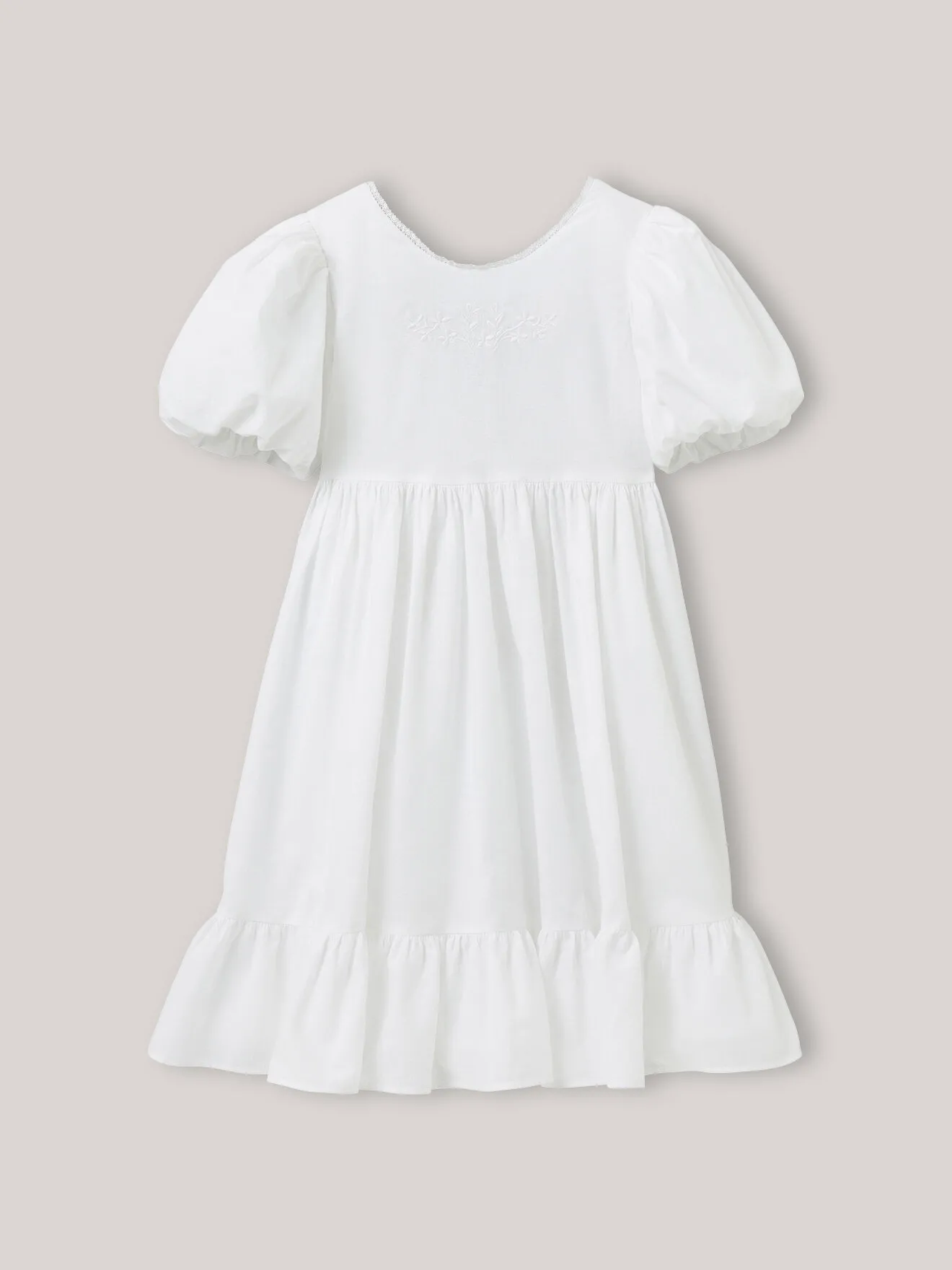 Robe charlie - cortège arabesque Blanc