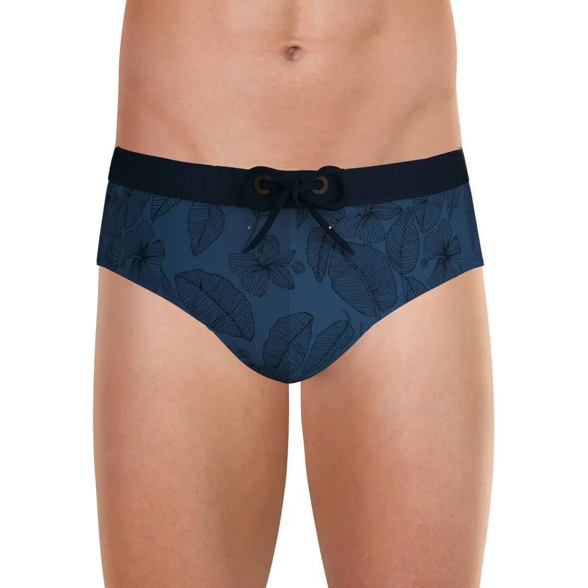 Slip de bain homme fibres recyclées trendy eminence Bleu