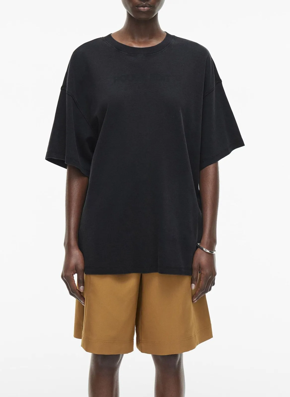 Tee-shirt oversize en coton bio Noir