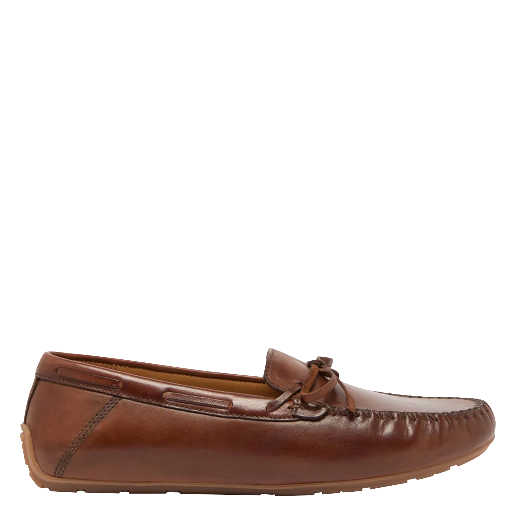 Mocassins en cuir Marron ANGELIQUE