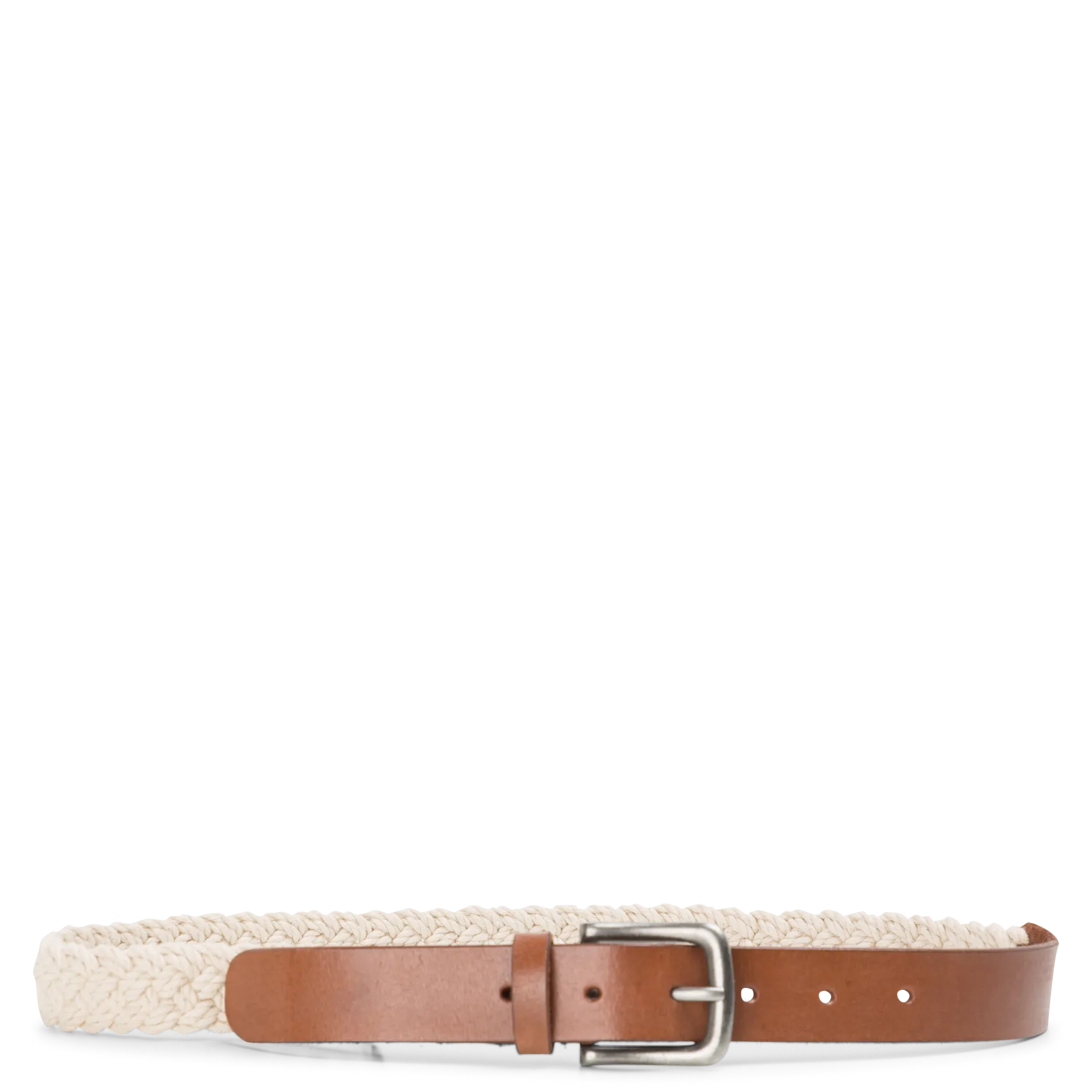 Ceinture tressée en cuir mélangé Marron DESIR