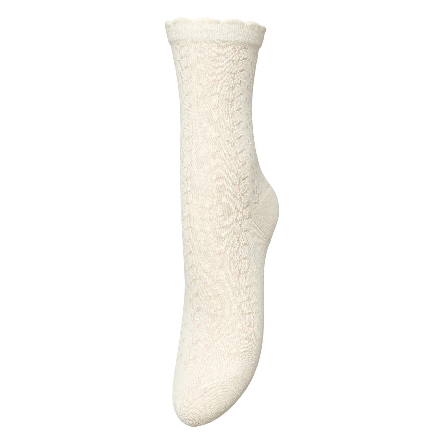 Chaussetes en coton mélangé Blanc