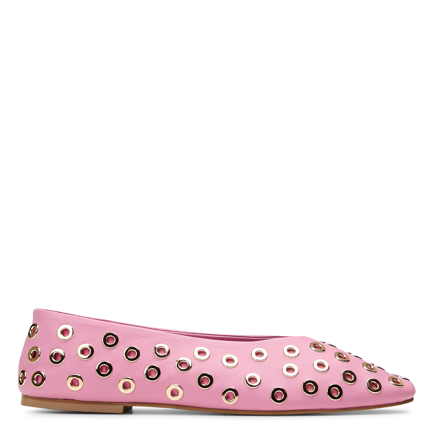 Ballerines en cuir Rose