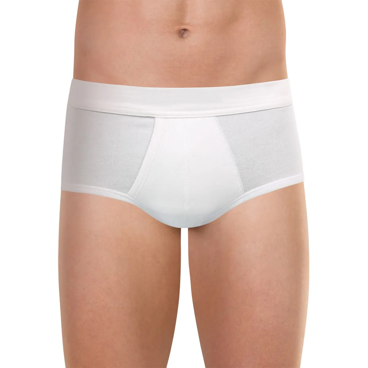Slip homme ouvert coton premium eminence Blanc