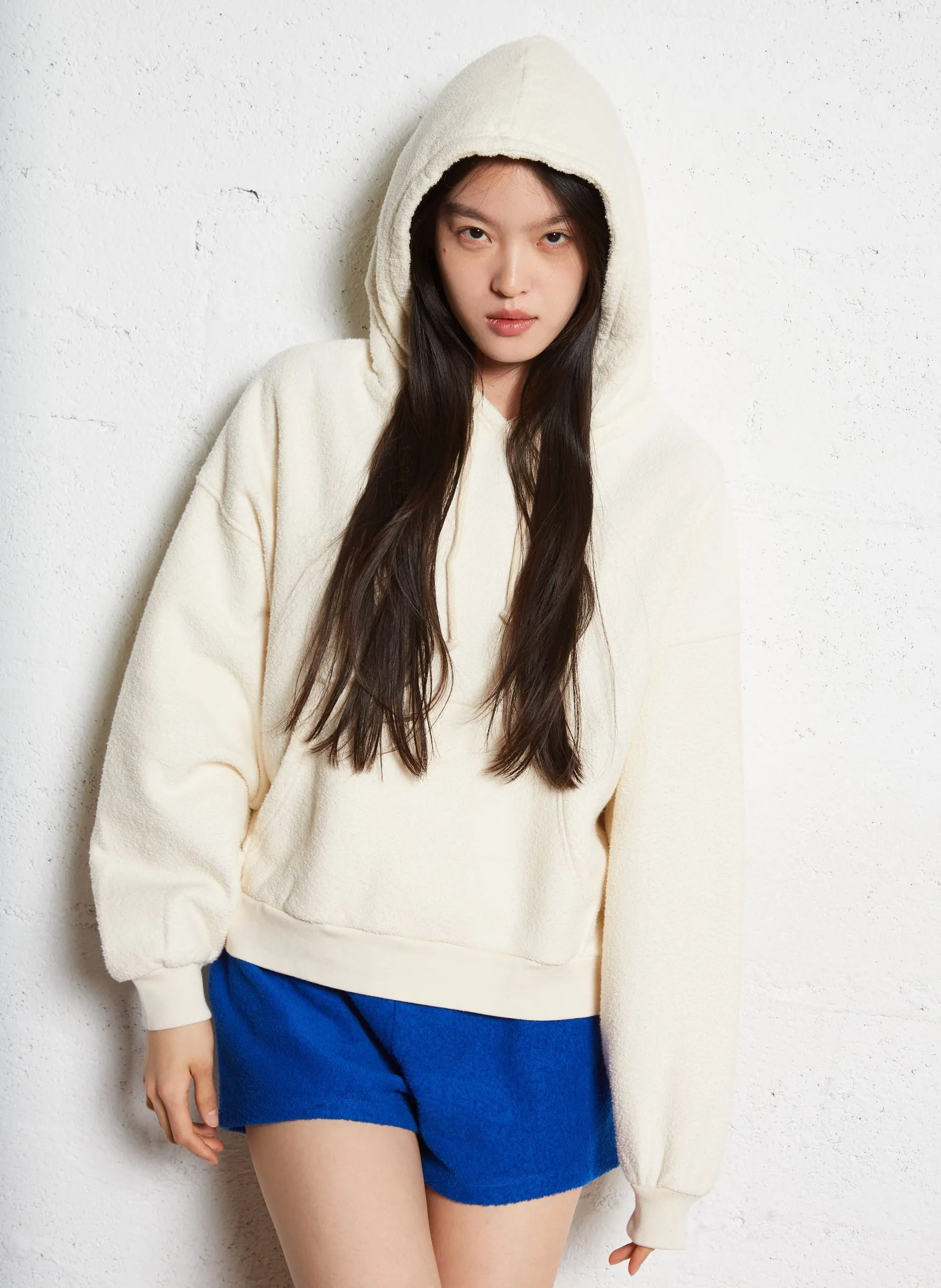 Sweat droit en coton Beige BOBYPARK