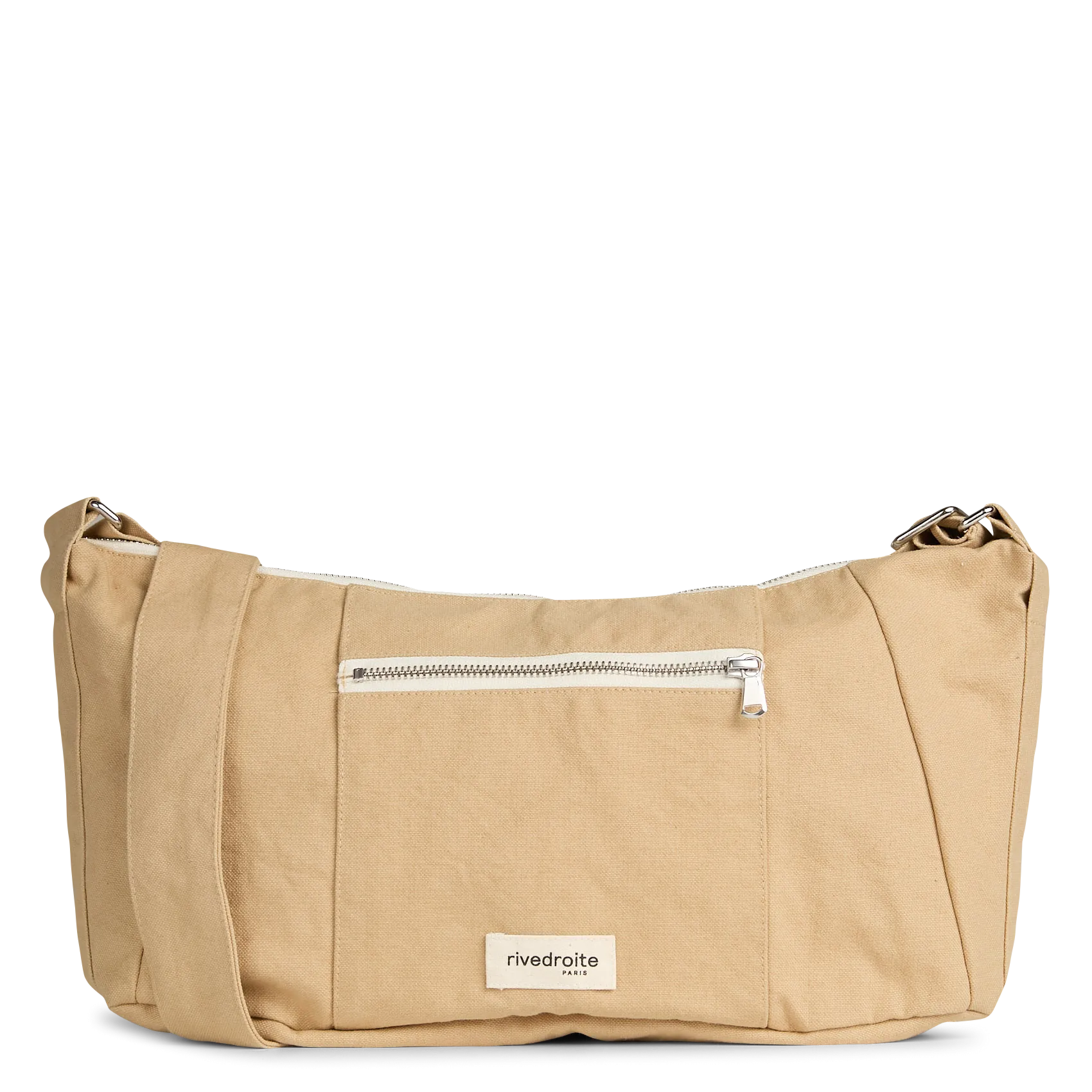 Sac porté épaule en coton mélangé Beige MINI CHARLOT