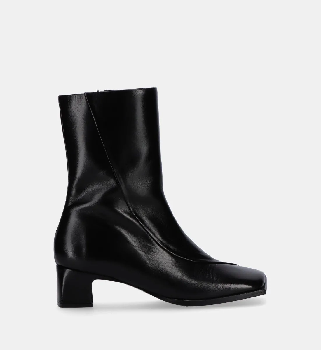 Bottines en cuir Noir CHANTAL