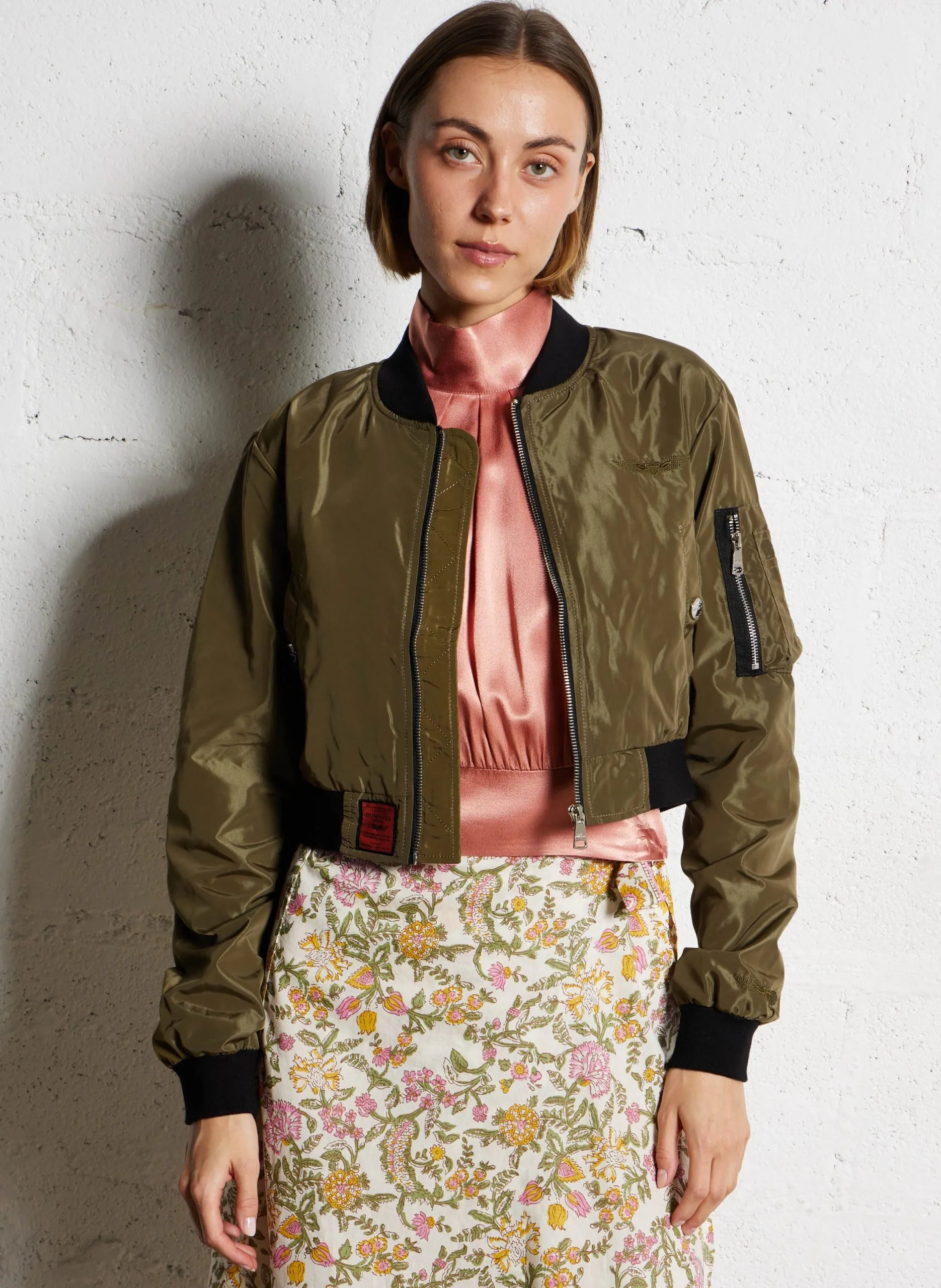 Blouson droit Kaki MA102