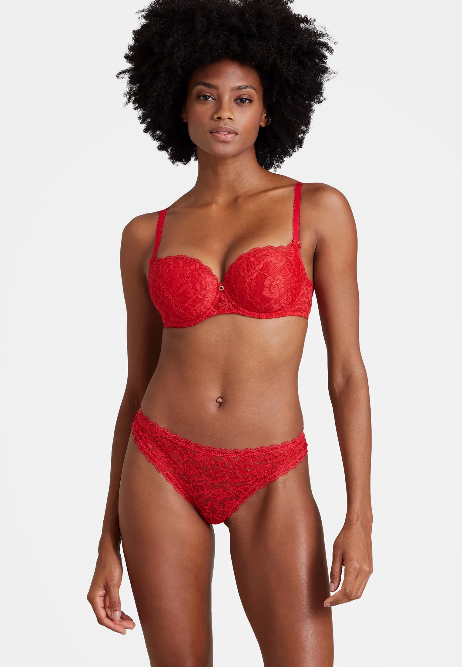 Soutien-gorge corbeille coque confort Rouge ROSESSENCE