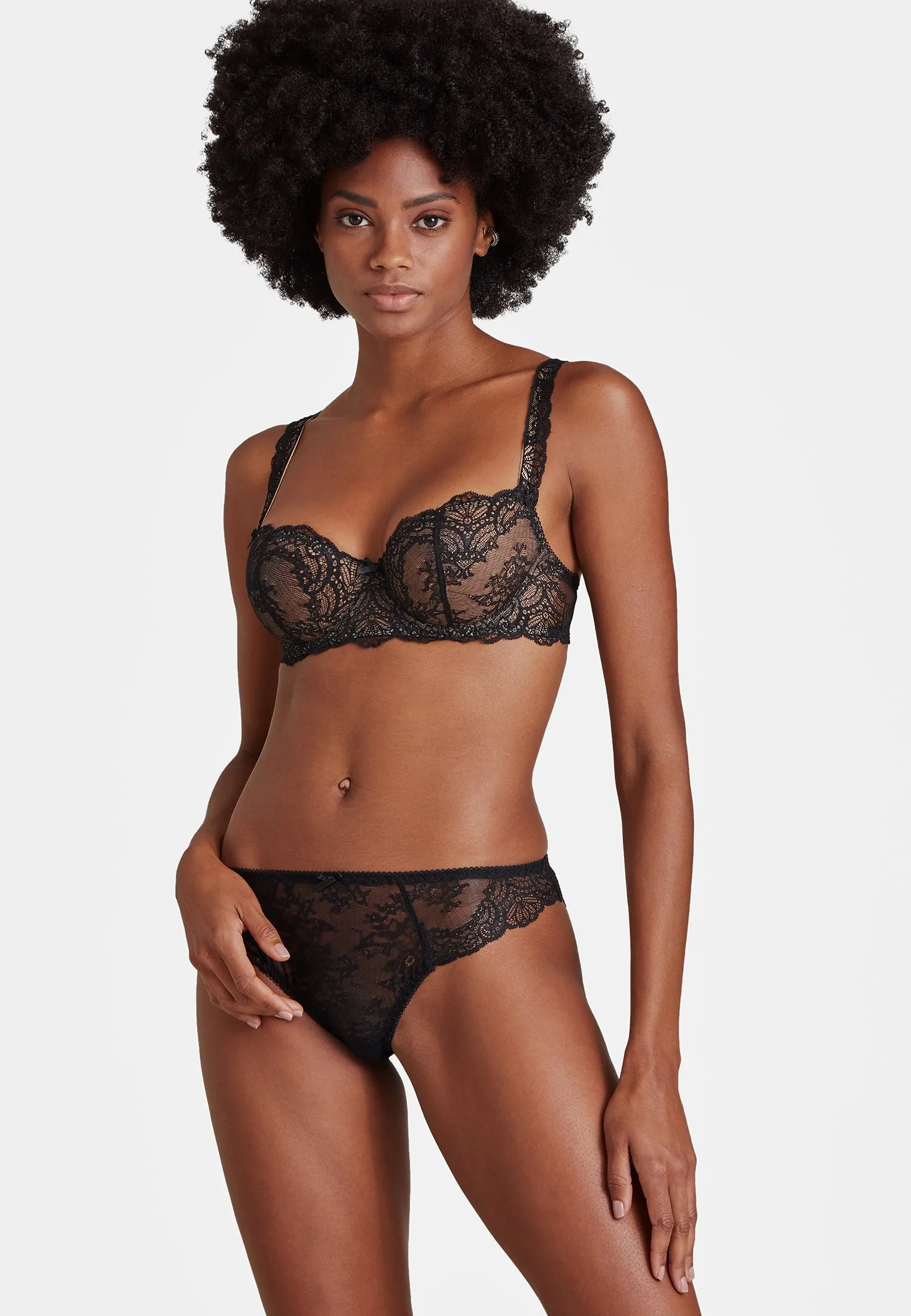 Soutien-gorge corbeille confort Noir DANSE DES SENS