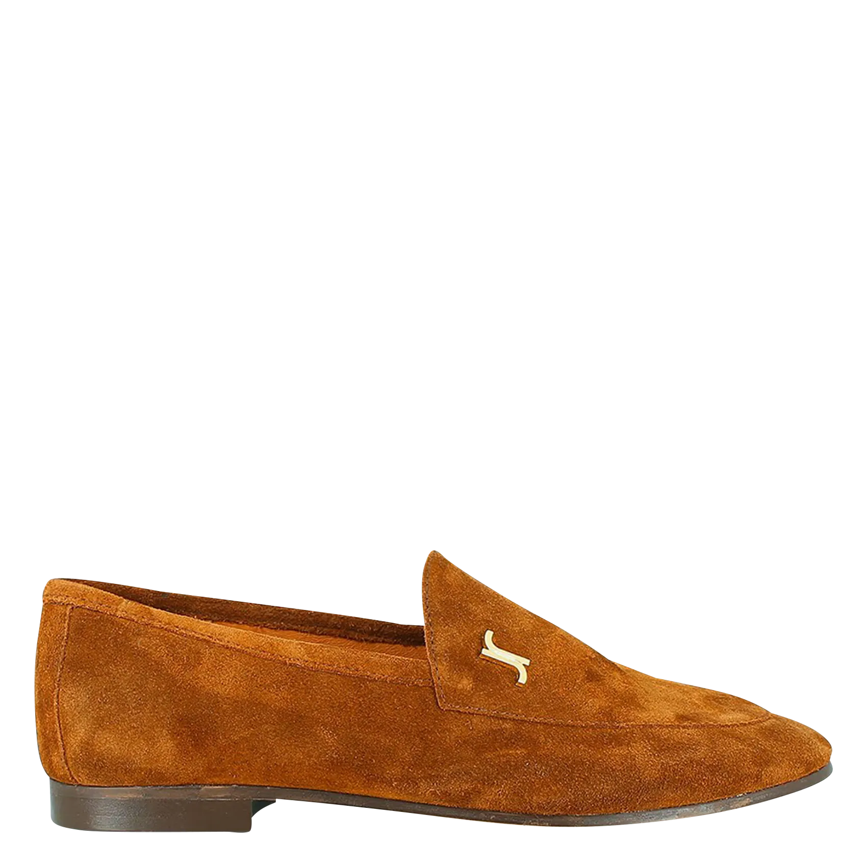 Mocassins en cuir velours Marron DATY