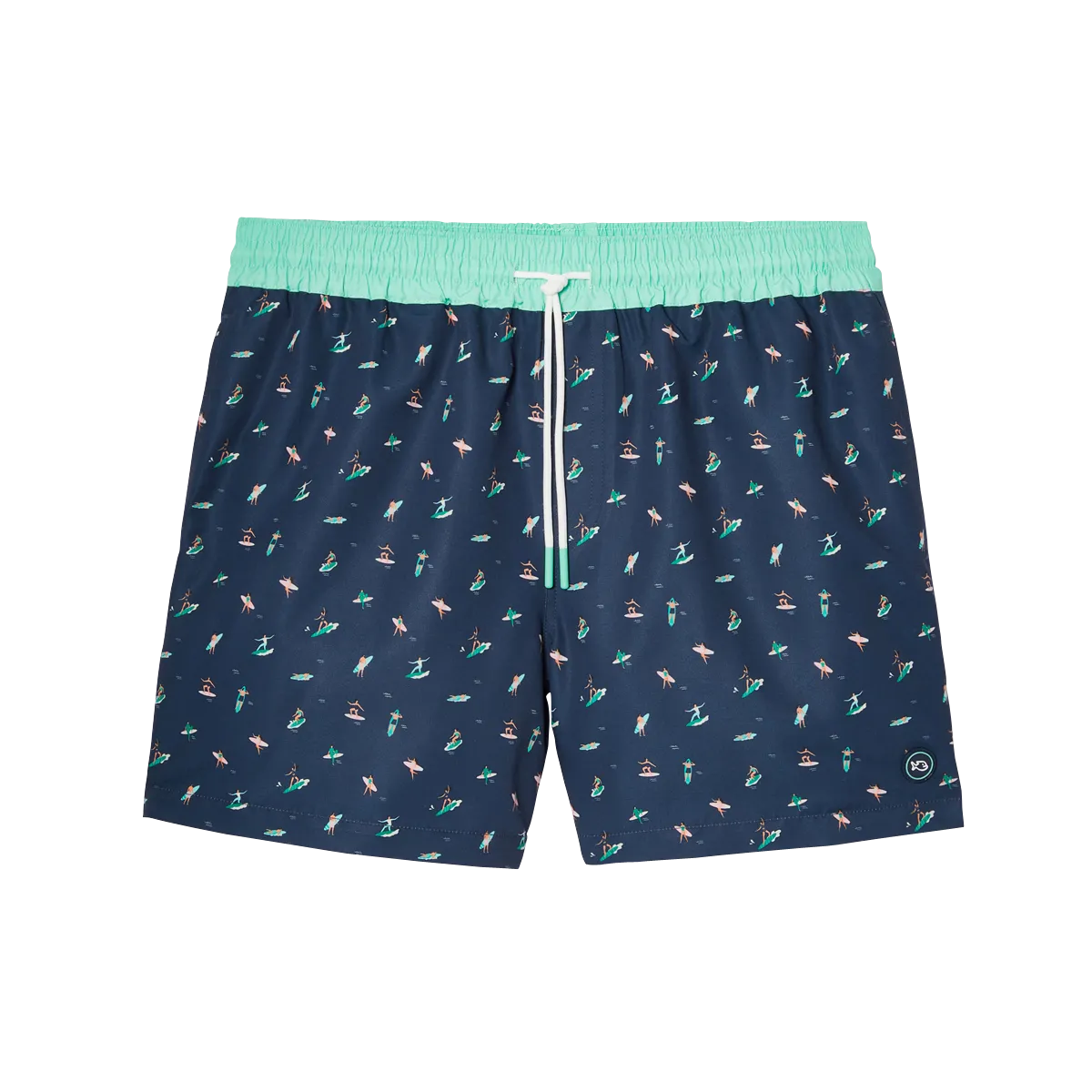 Short de bain en polyester recyclé Bleu SURF SESSION