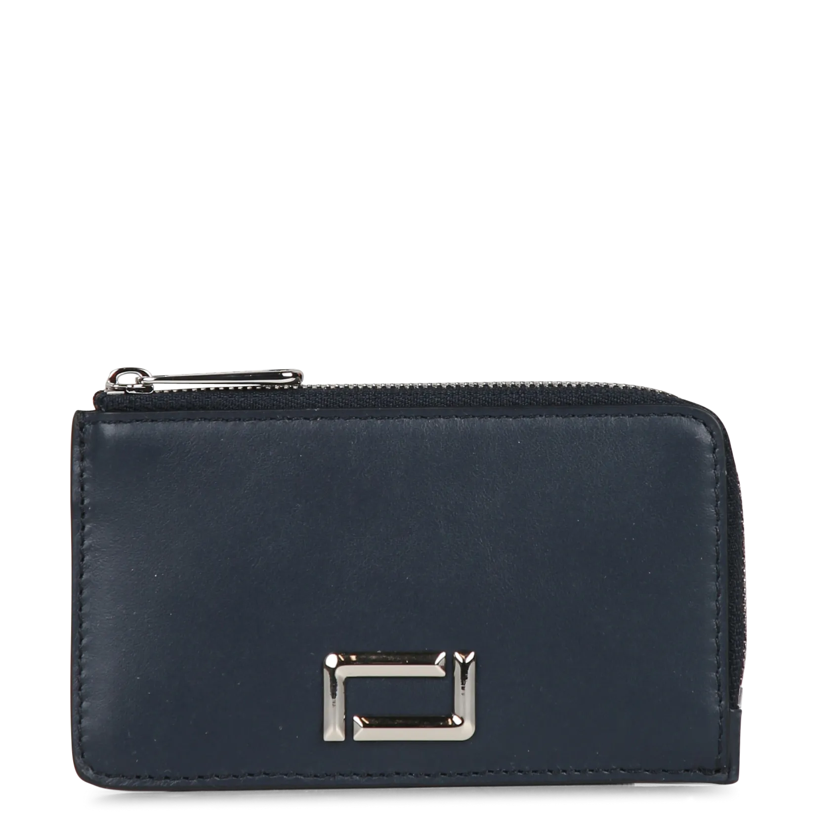 Porte-cartes en cuir Bleu ANGELE