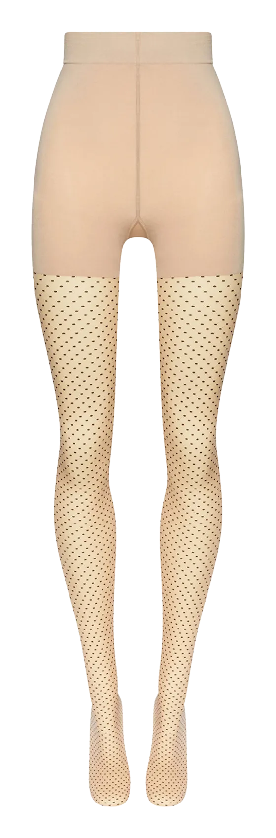 Collants à motifs Beige