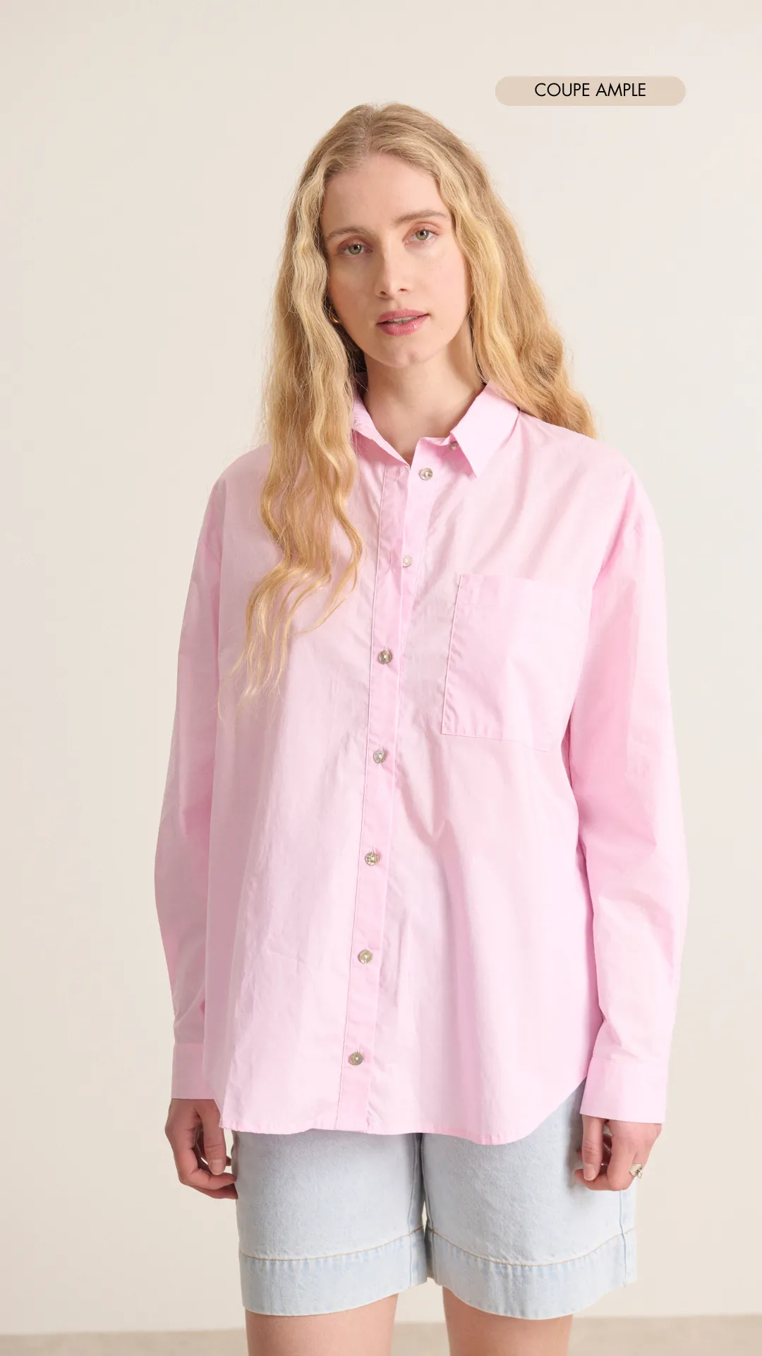 Chemise manches longues Rose TED