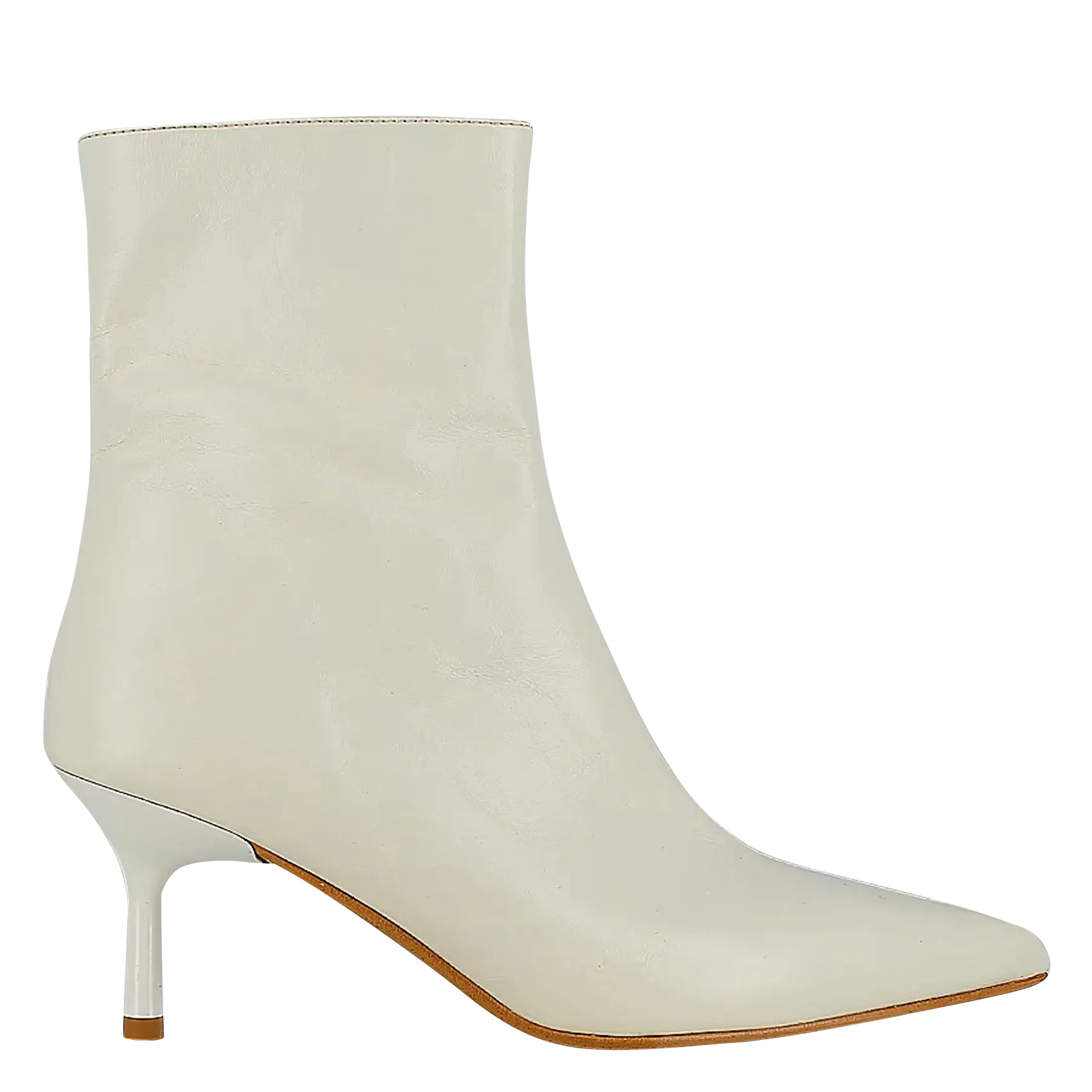 Bottines à talons en cuir Marron DIEM