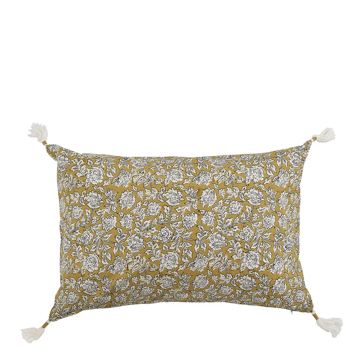 Housse de coussin éden en coton - safran - 60 x 40 cm Jaune EDEN