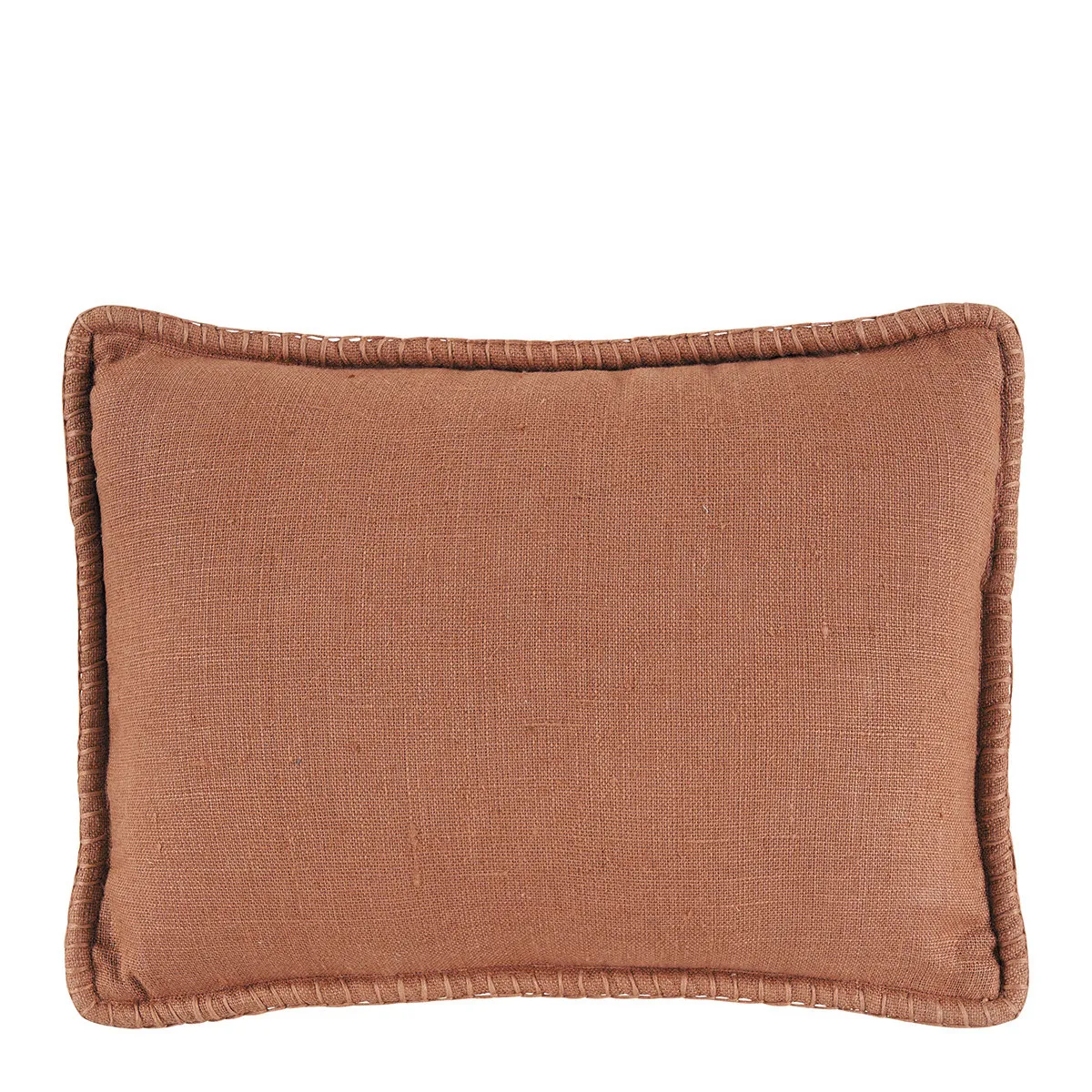 Coussin louise lin - terracotta Rouge LOUISE