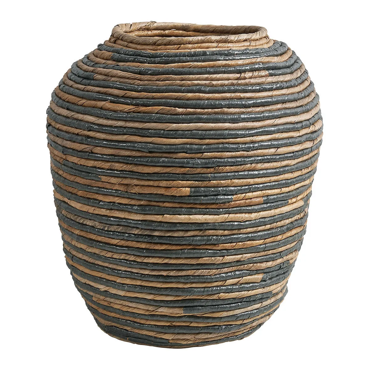 Jarre décorative abaca Marron GOA