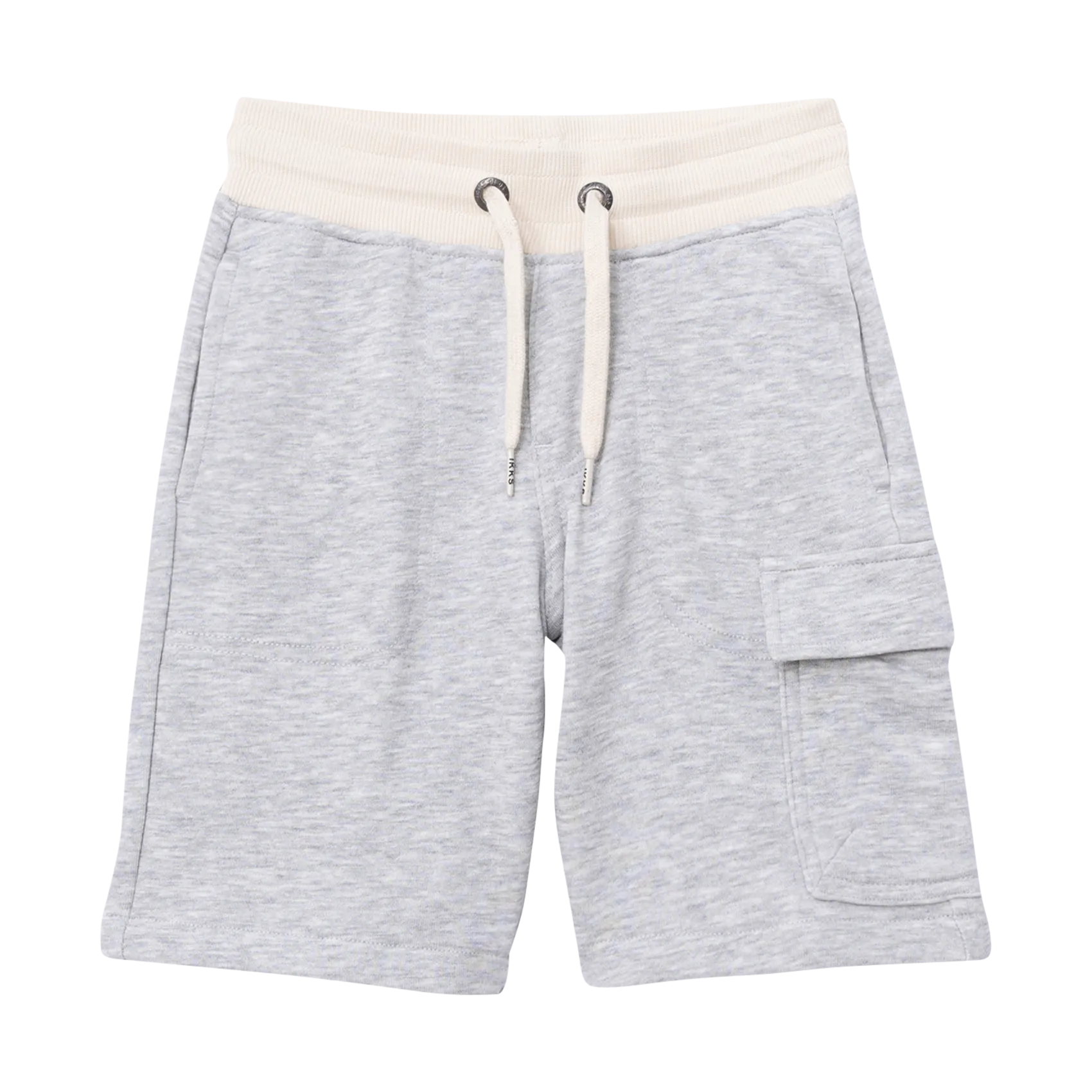 Bermuda en coton mélang" Gris