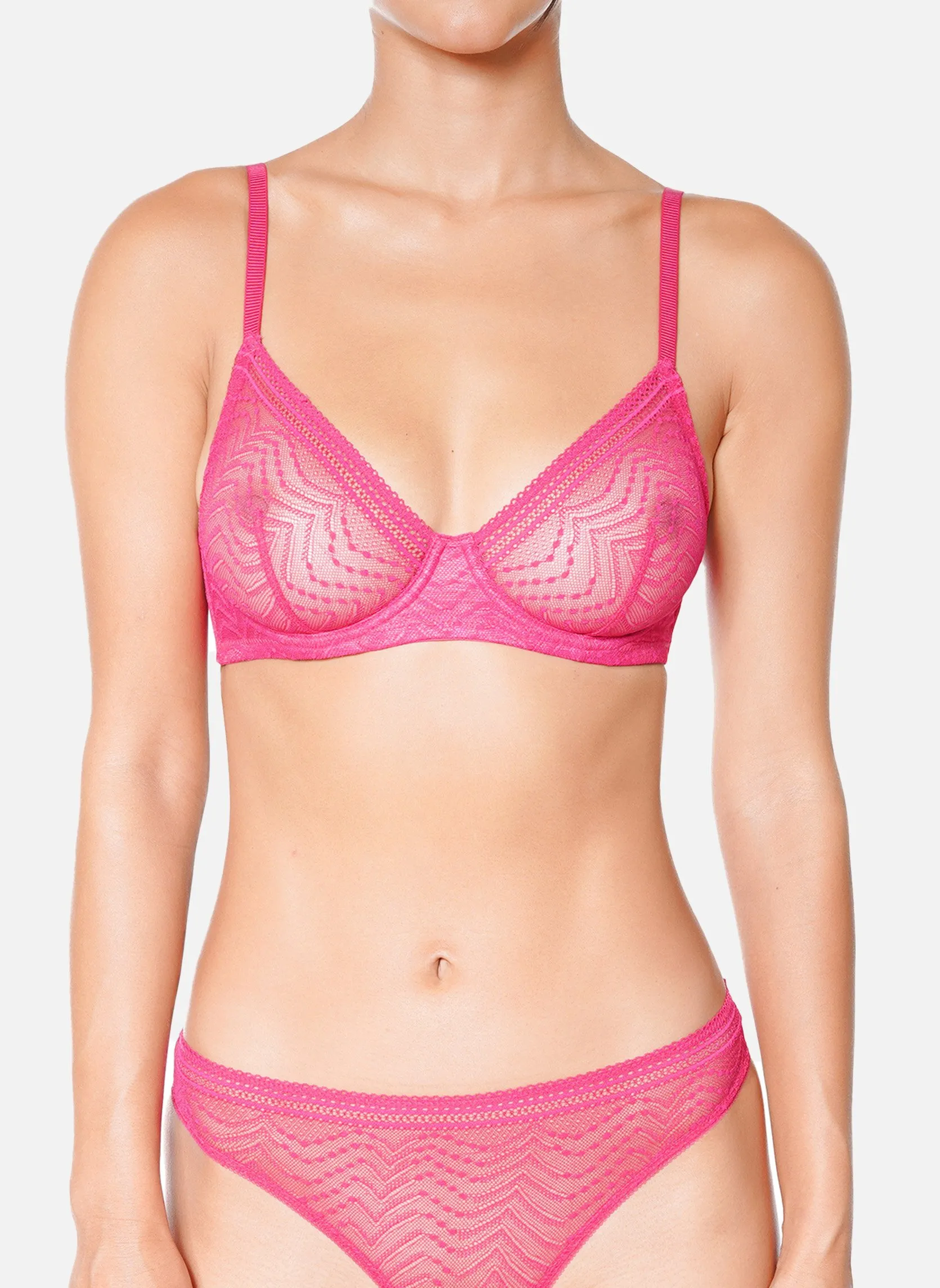 Soutien gorge armatures Rose ECLATANTE SOLEIL