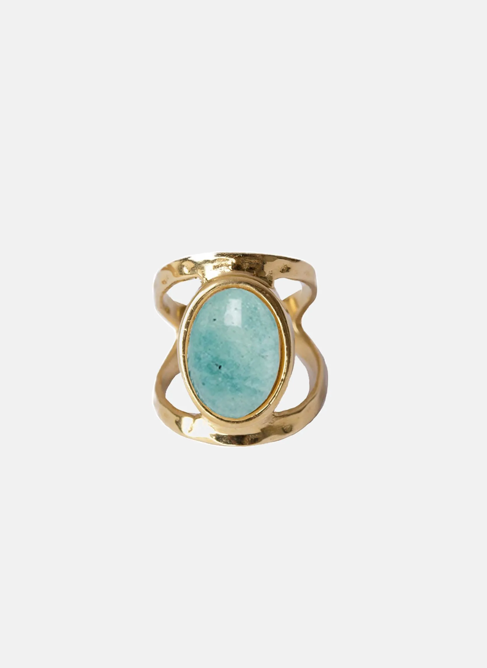 Bague large peace Bleu PEACE