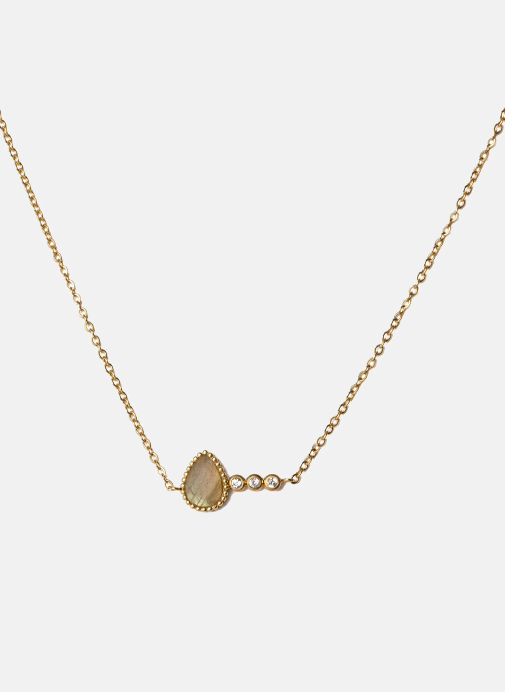 Collier chaîne tyche Gris TYCHE