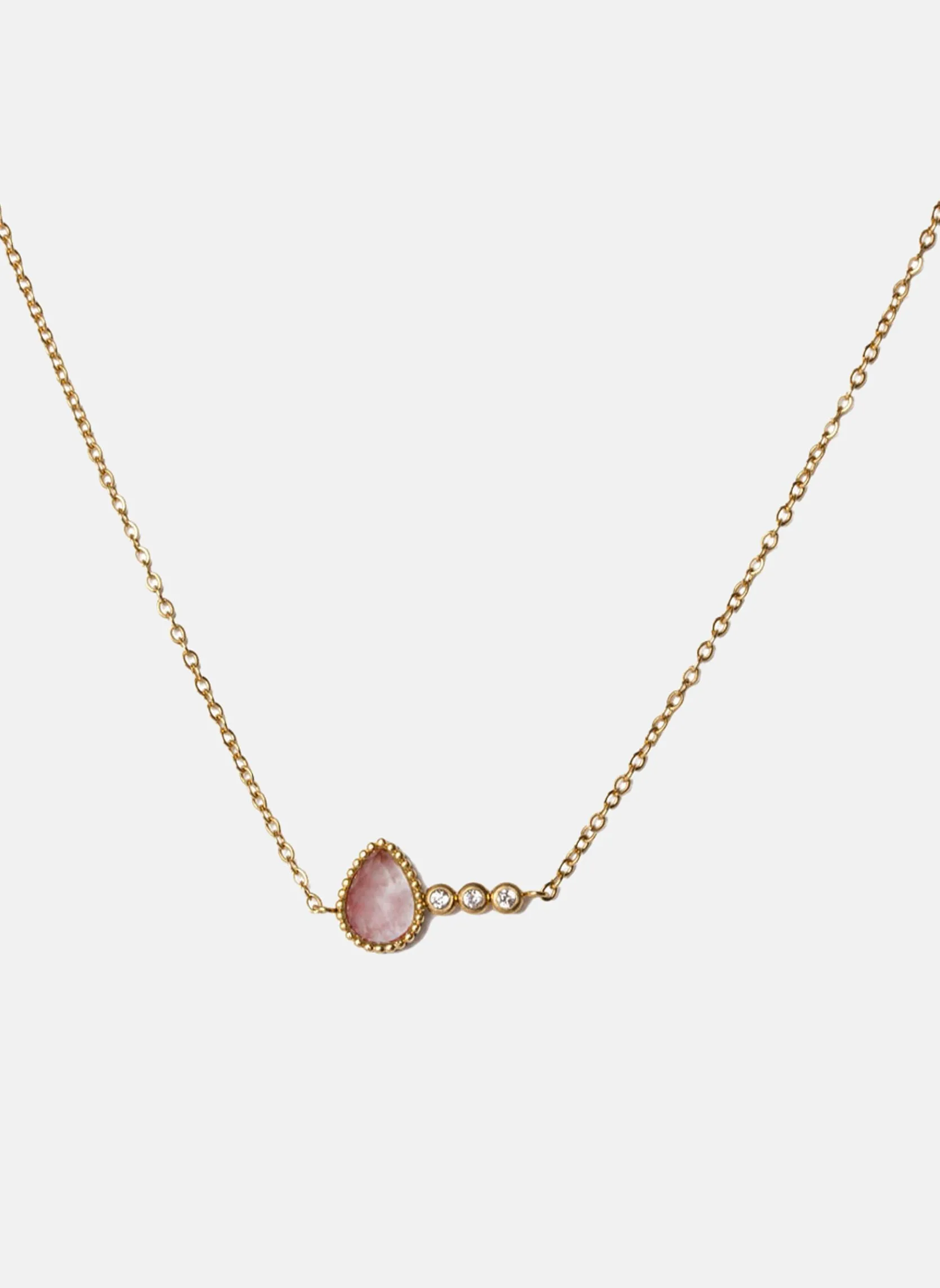 Collier chaîne tyche Rose TYCHE