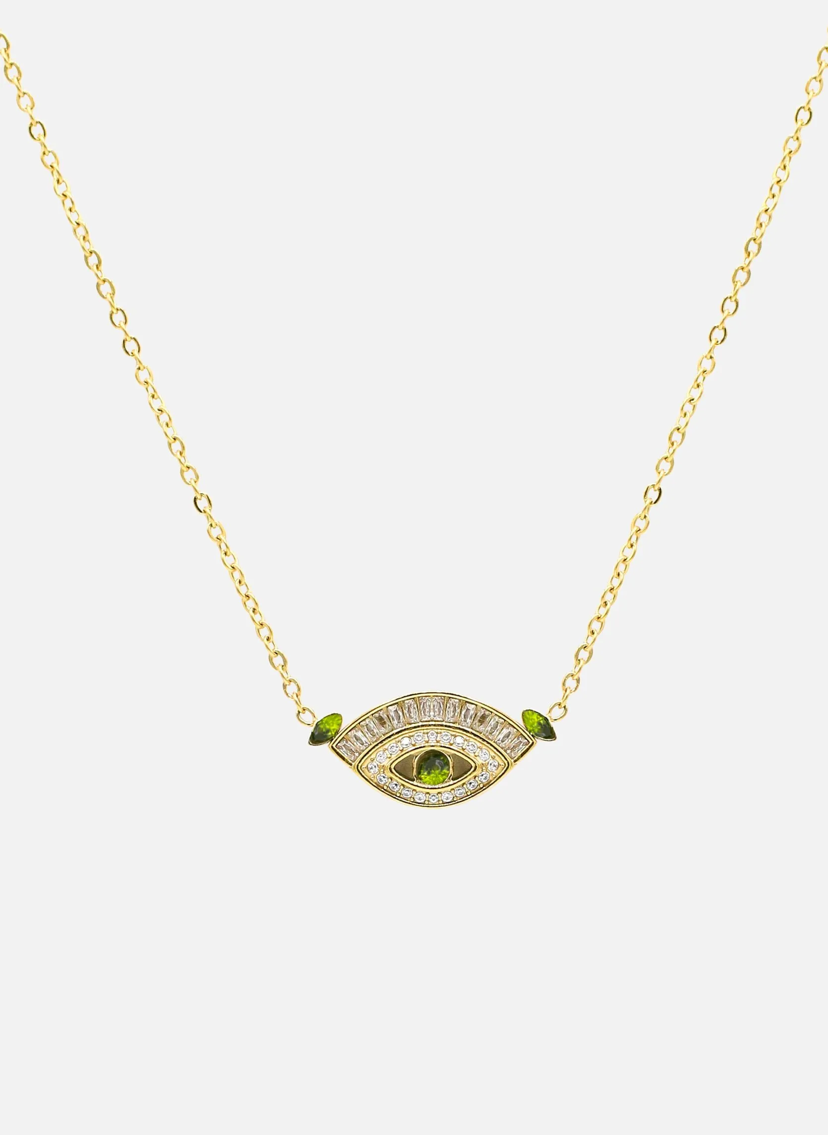Collier chaîne alexandrie Vert ALEXANDRIE