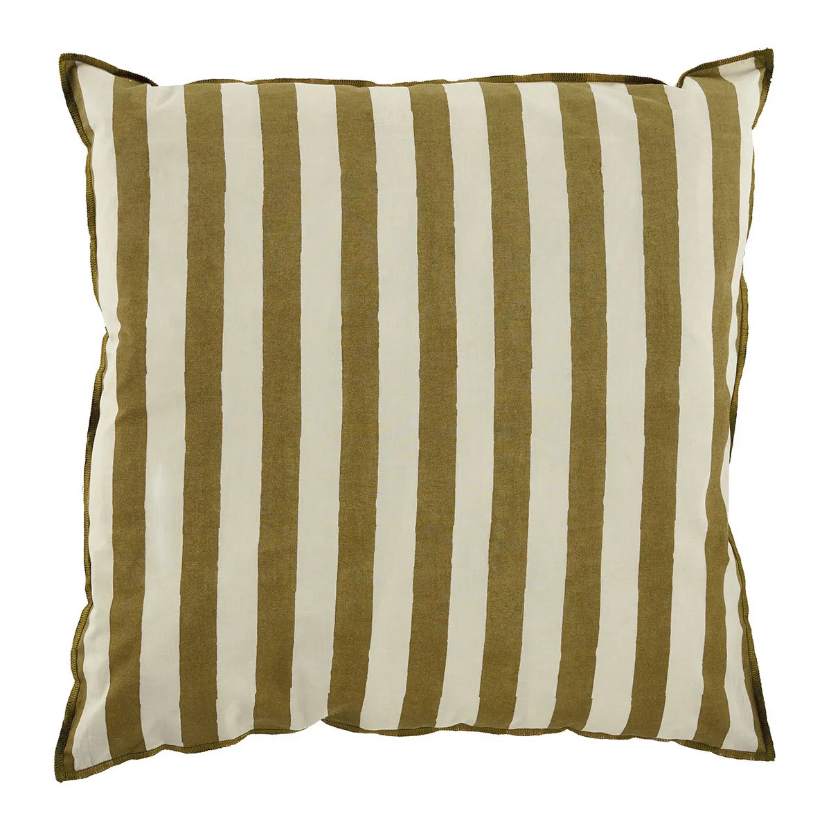 Housse de coussin coton Beige BAYADERE