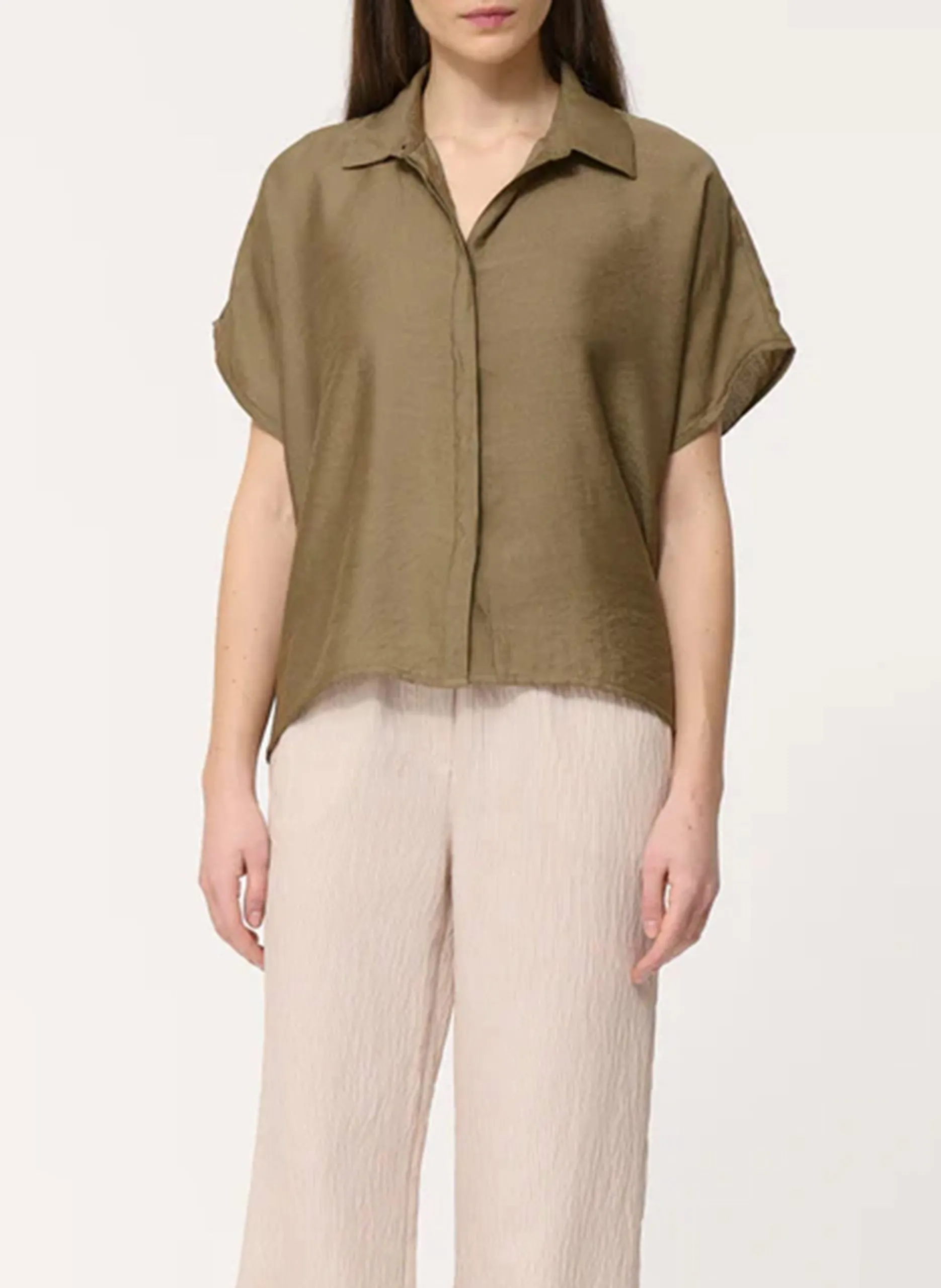 Chemisier oversize Vert