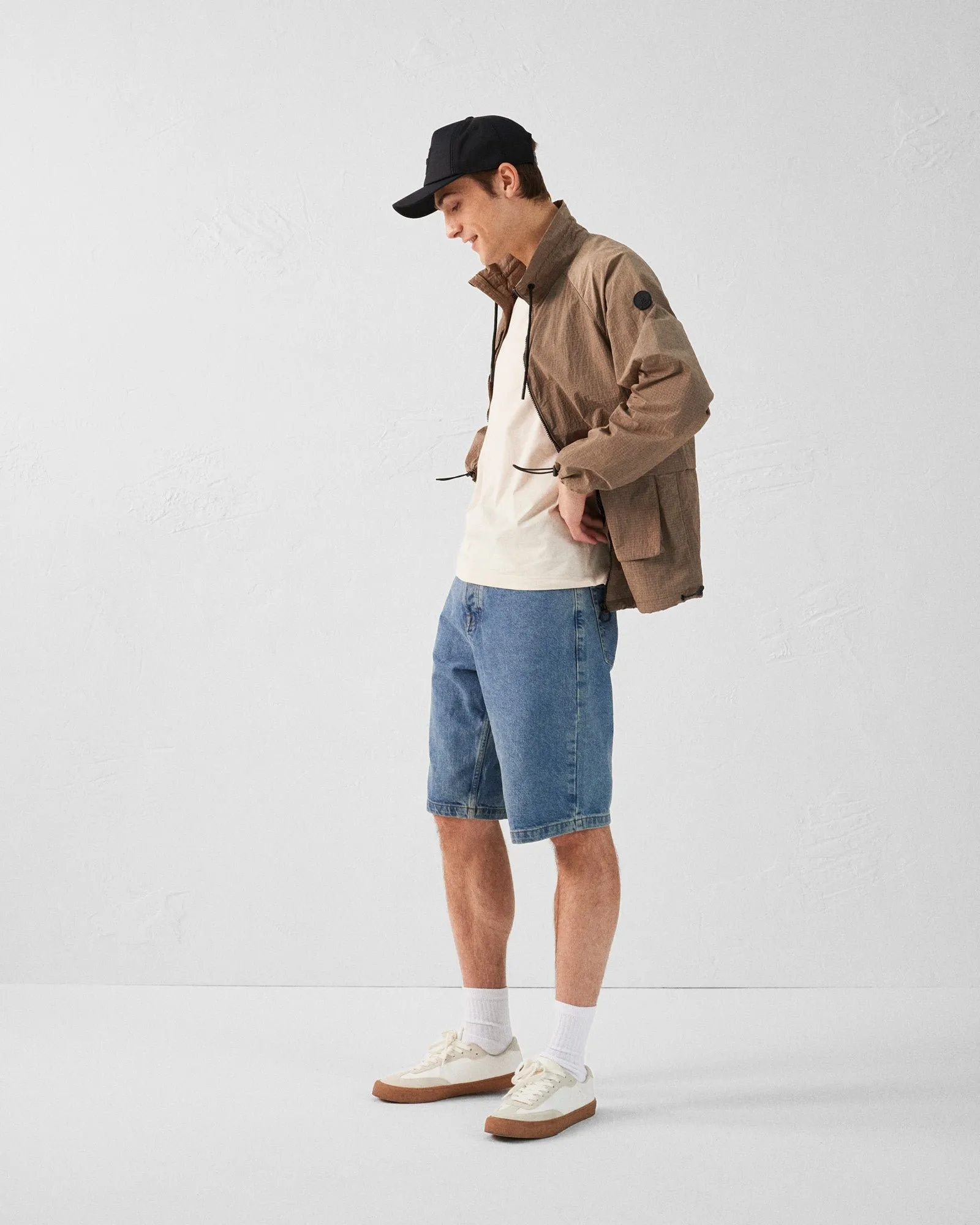 Blouson coupe-vent léger placebo Marron