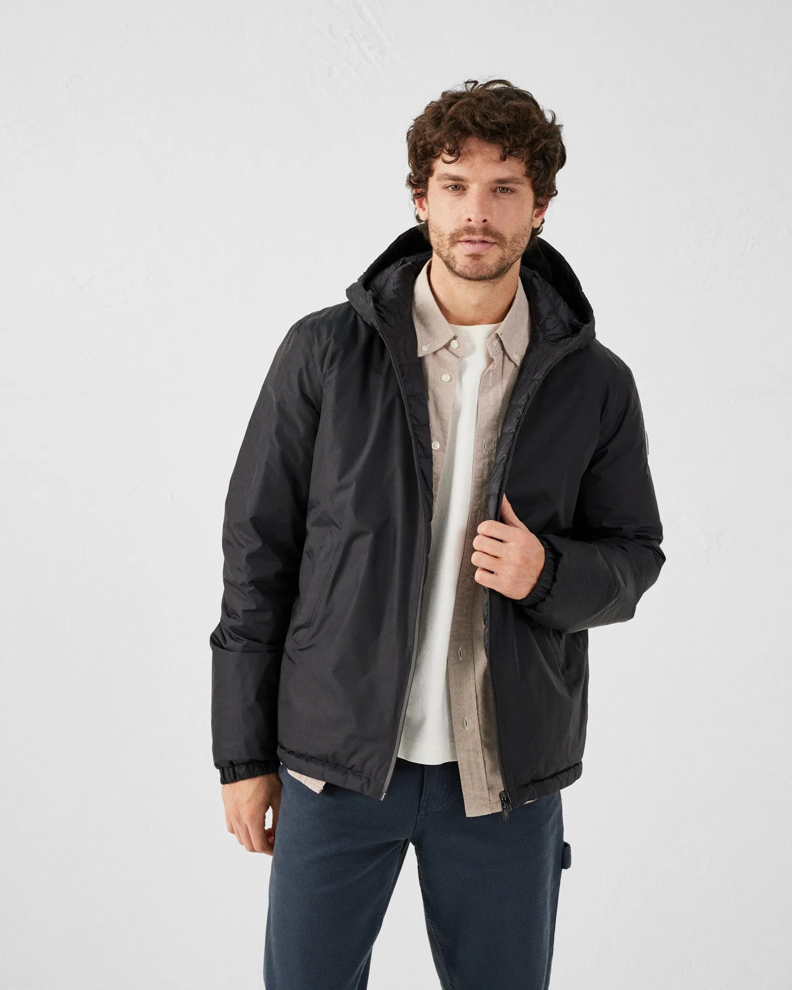 Doudoune réversible à capuche bergen 2.0 Noir