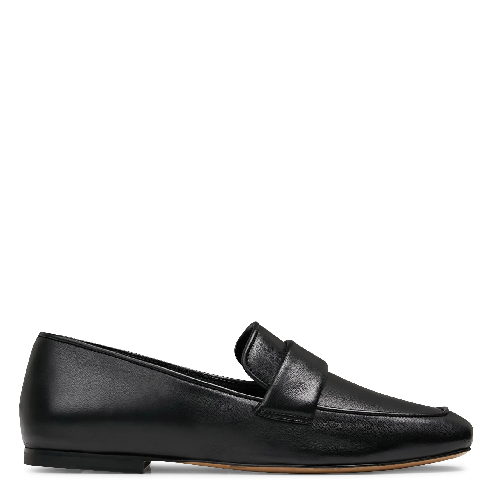 Mocassins en cuir Noir LEA