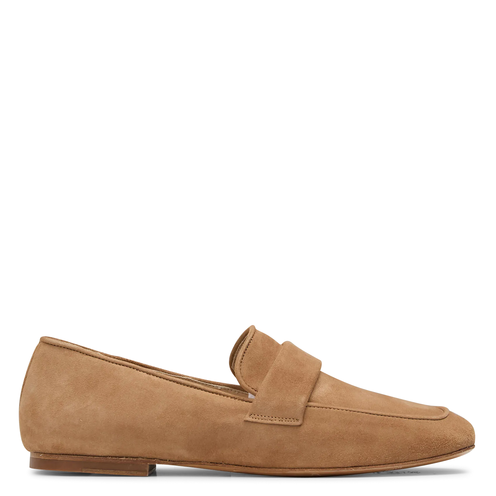 Mocassins en cuir velours Beige LEA