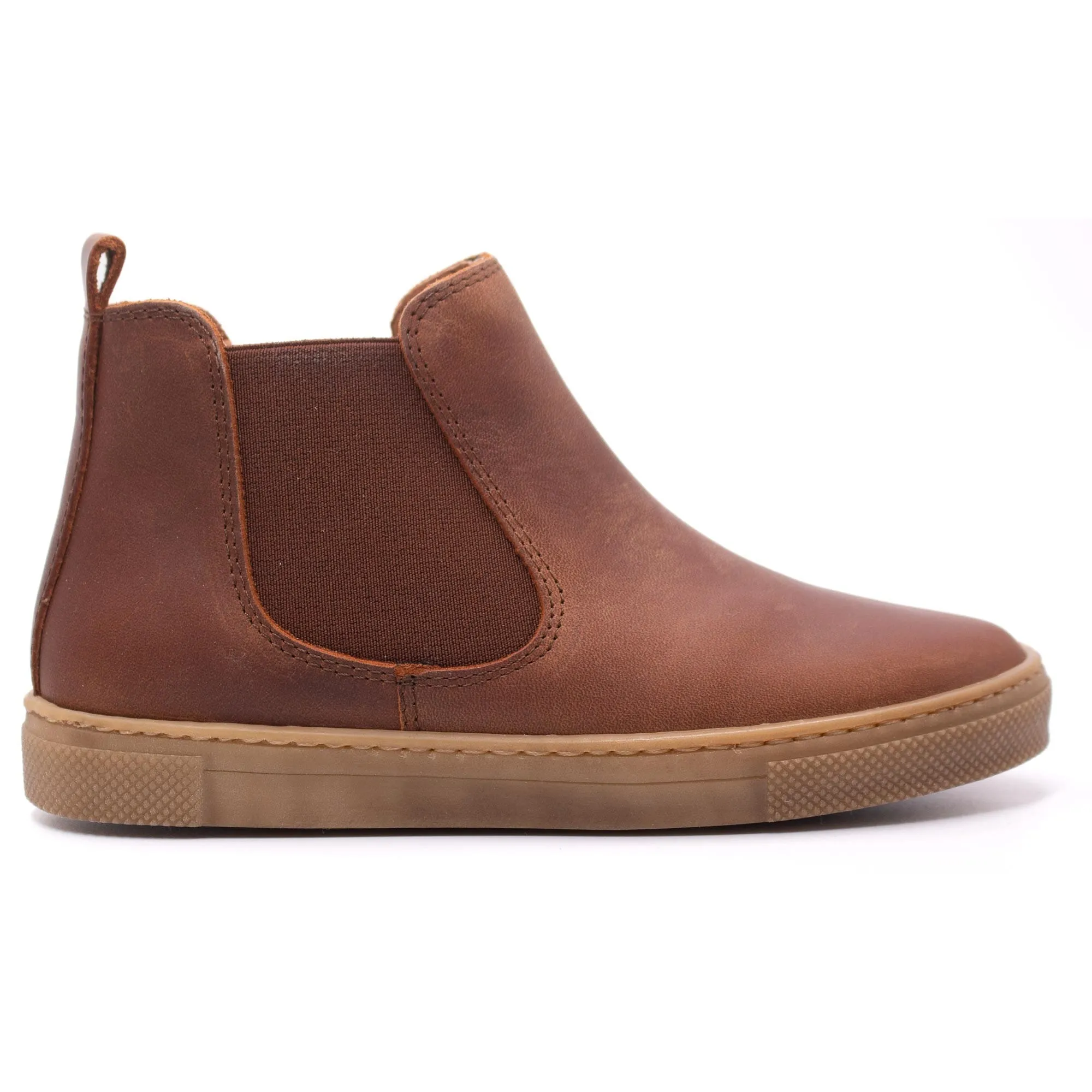 Boots enfant en cuir Marron BONI KOLA