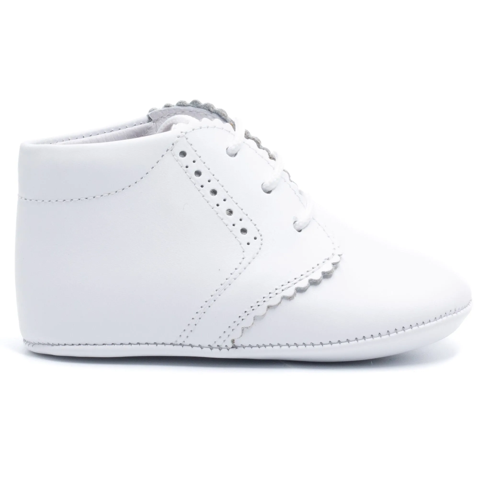 Chausson garcon Blanc BONI JAMES