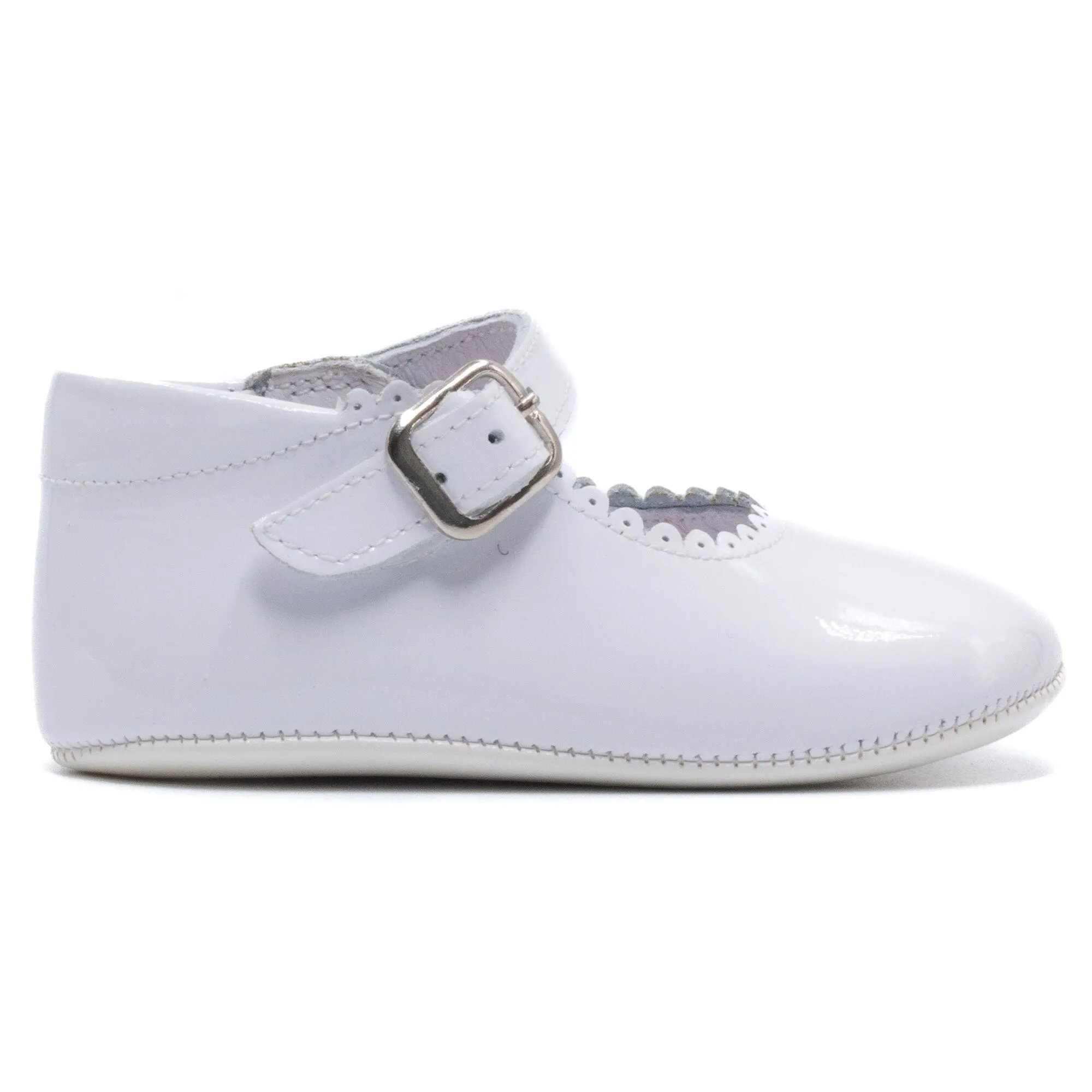 Chausson ballerine fille Blanc BONI ALIX