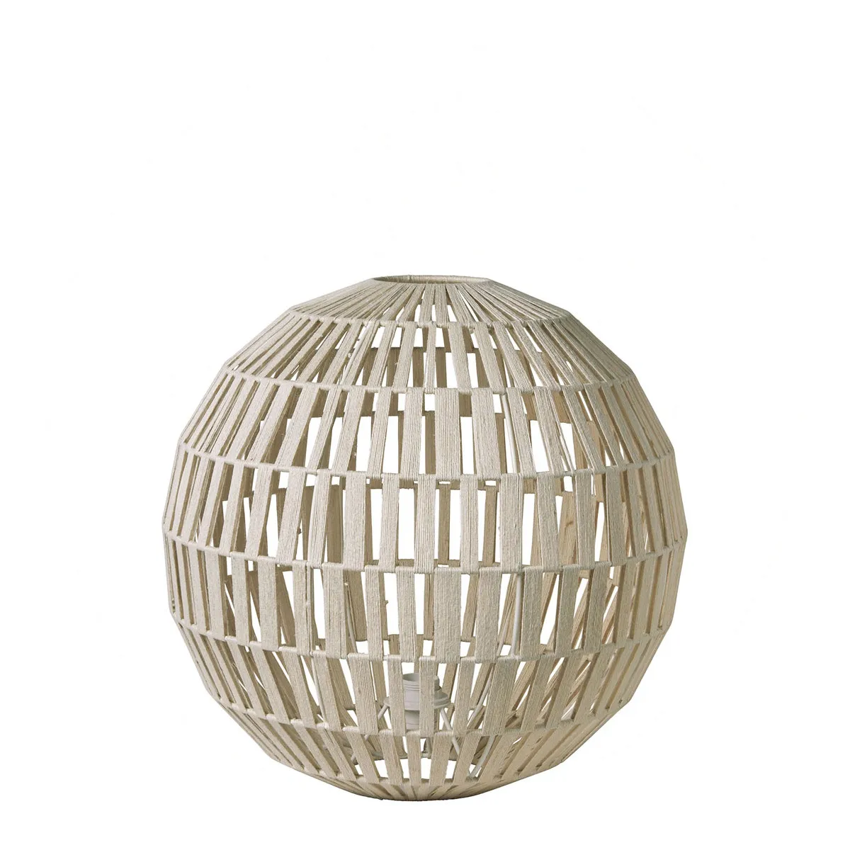 Lampe sphère en jute - petit modèle Beige