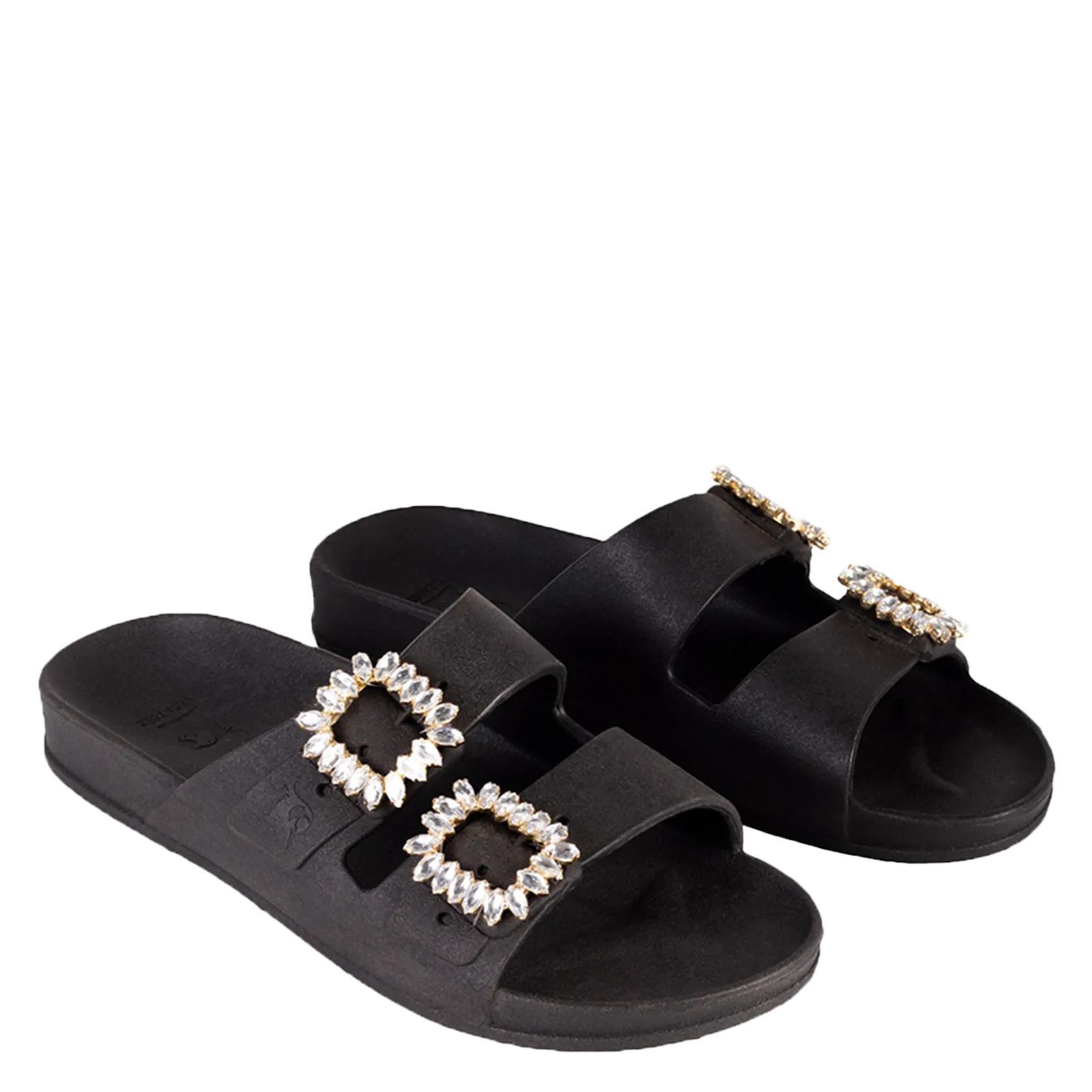 Sandales plates Noir BARRA