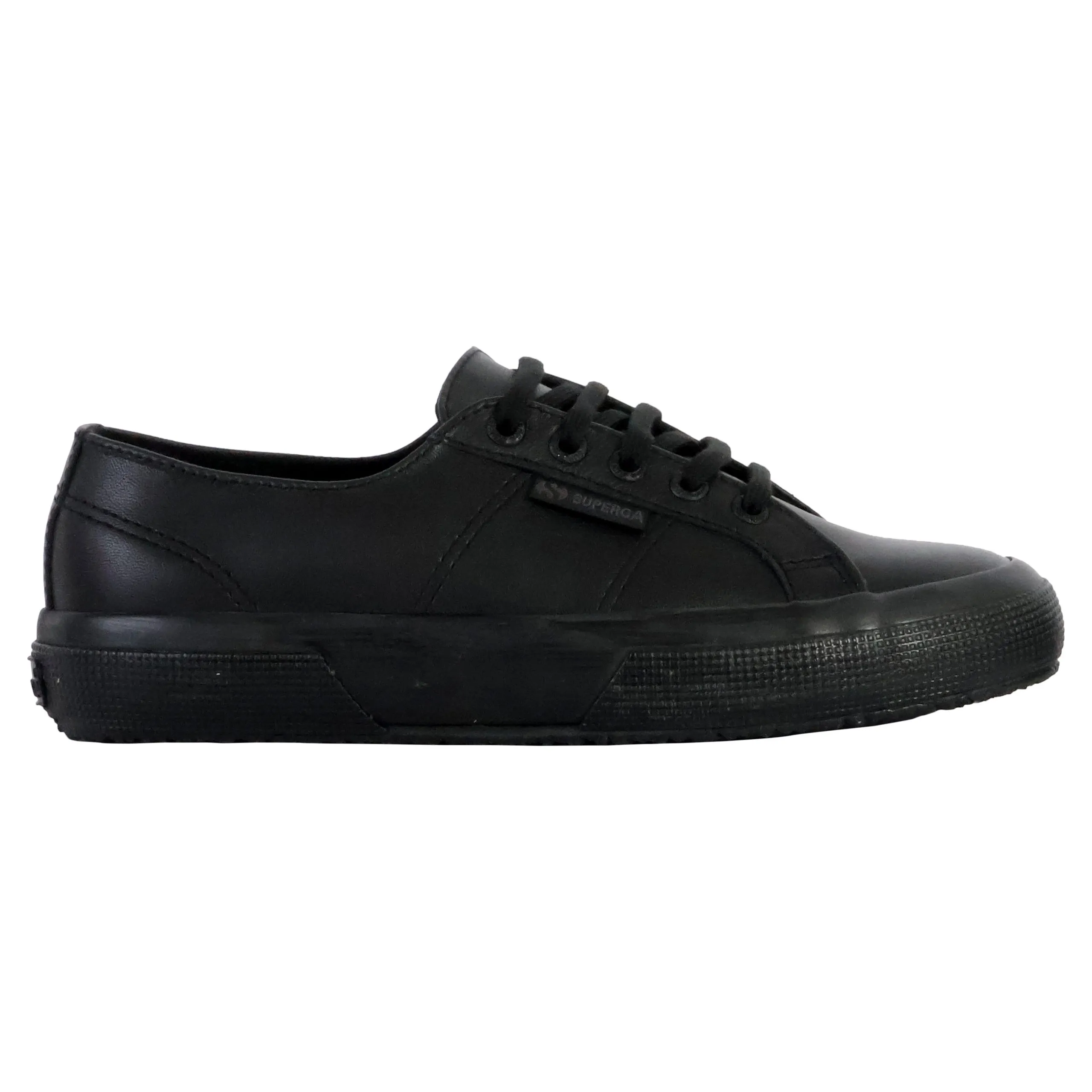 Basket basse cuir superga nappa Noir