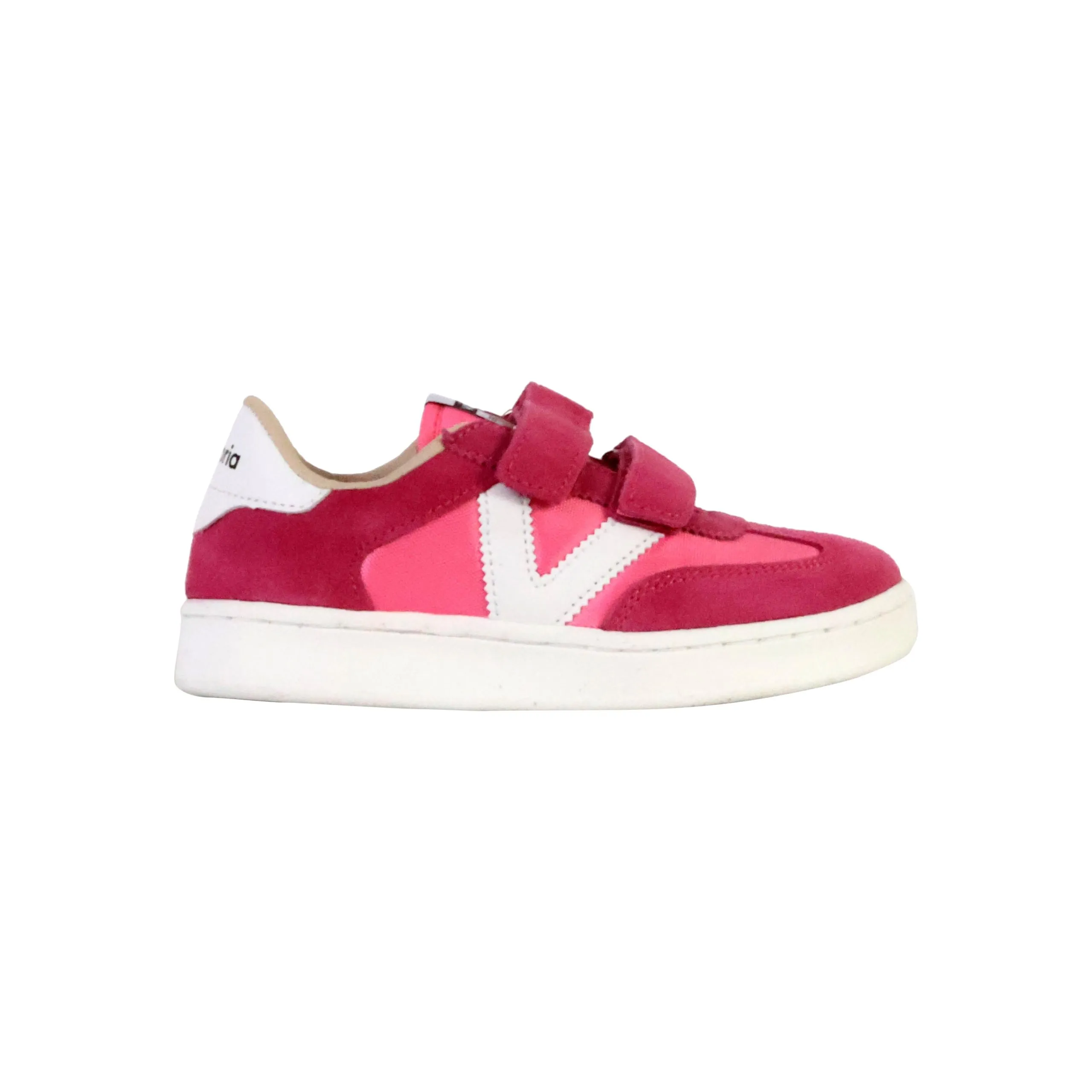 Basket basse cuir enfant Rose