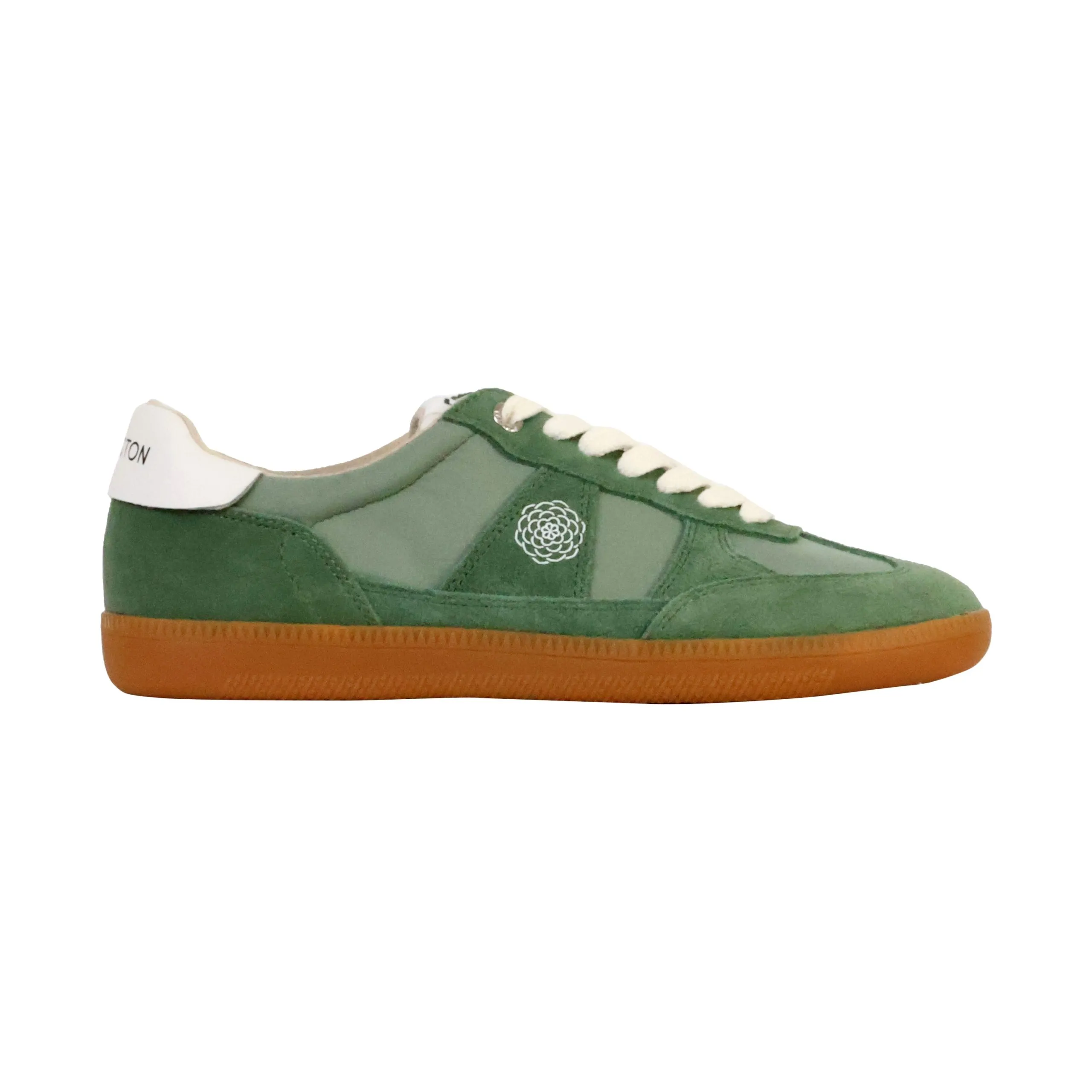 Basket cuir cherry Vert