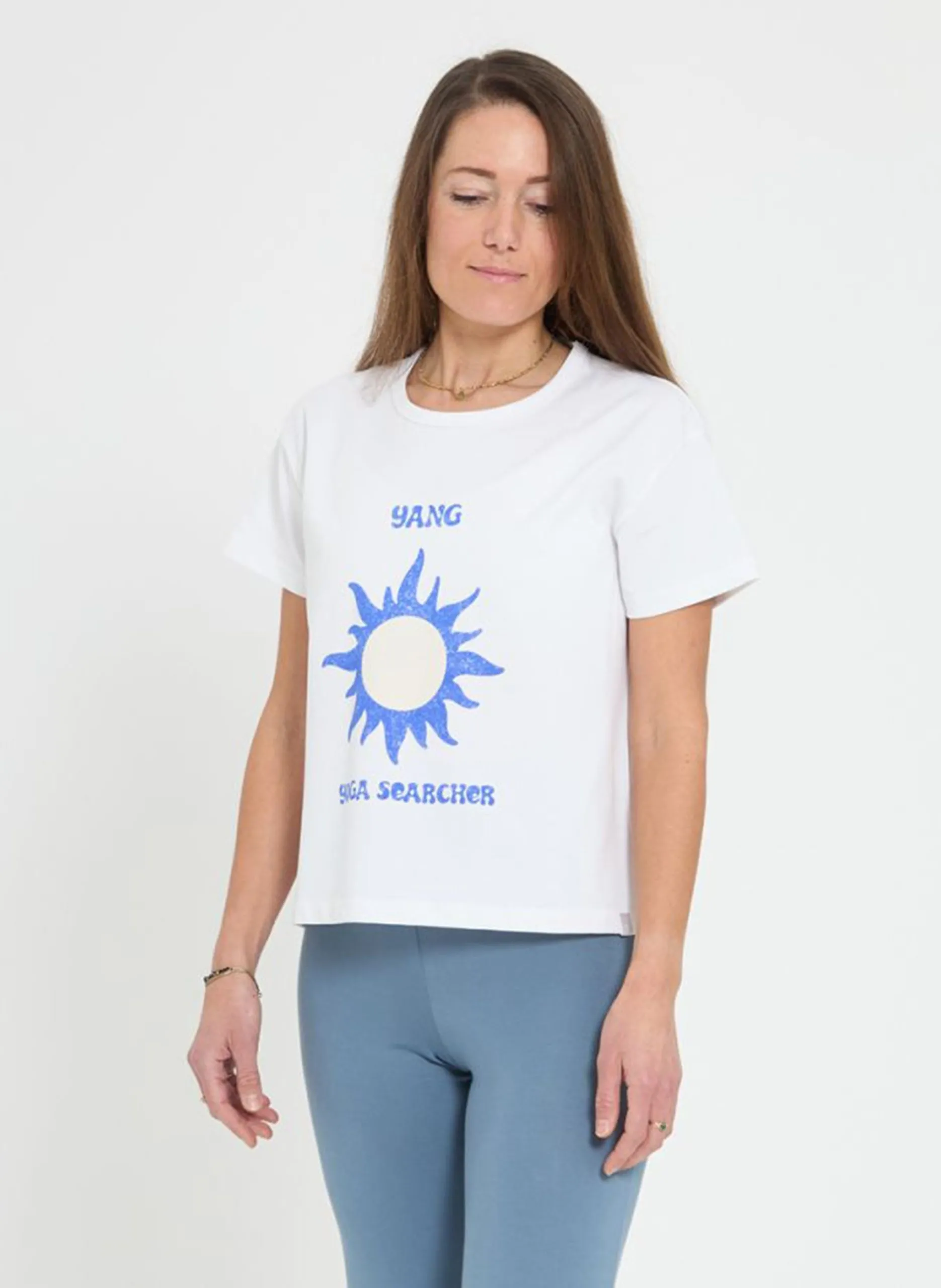 Tee-shirt droit Blanc MEDE