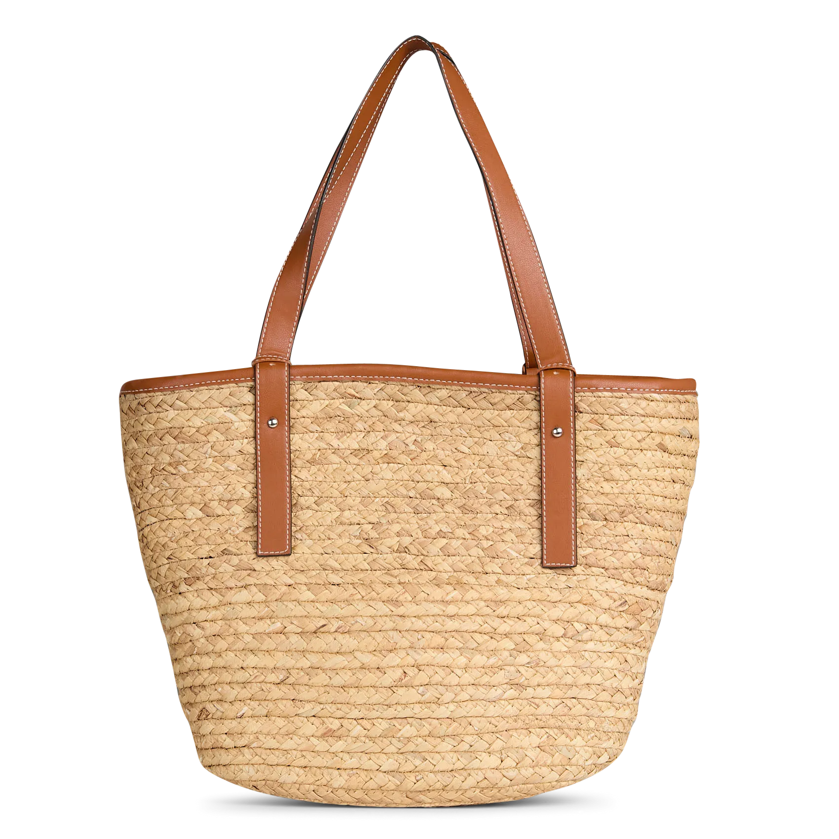 Sac cabas en paille Beige LYSA