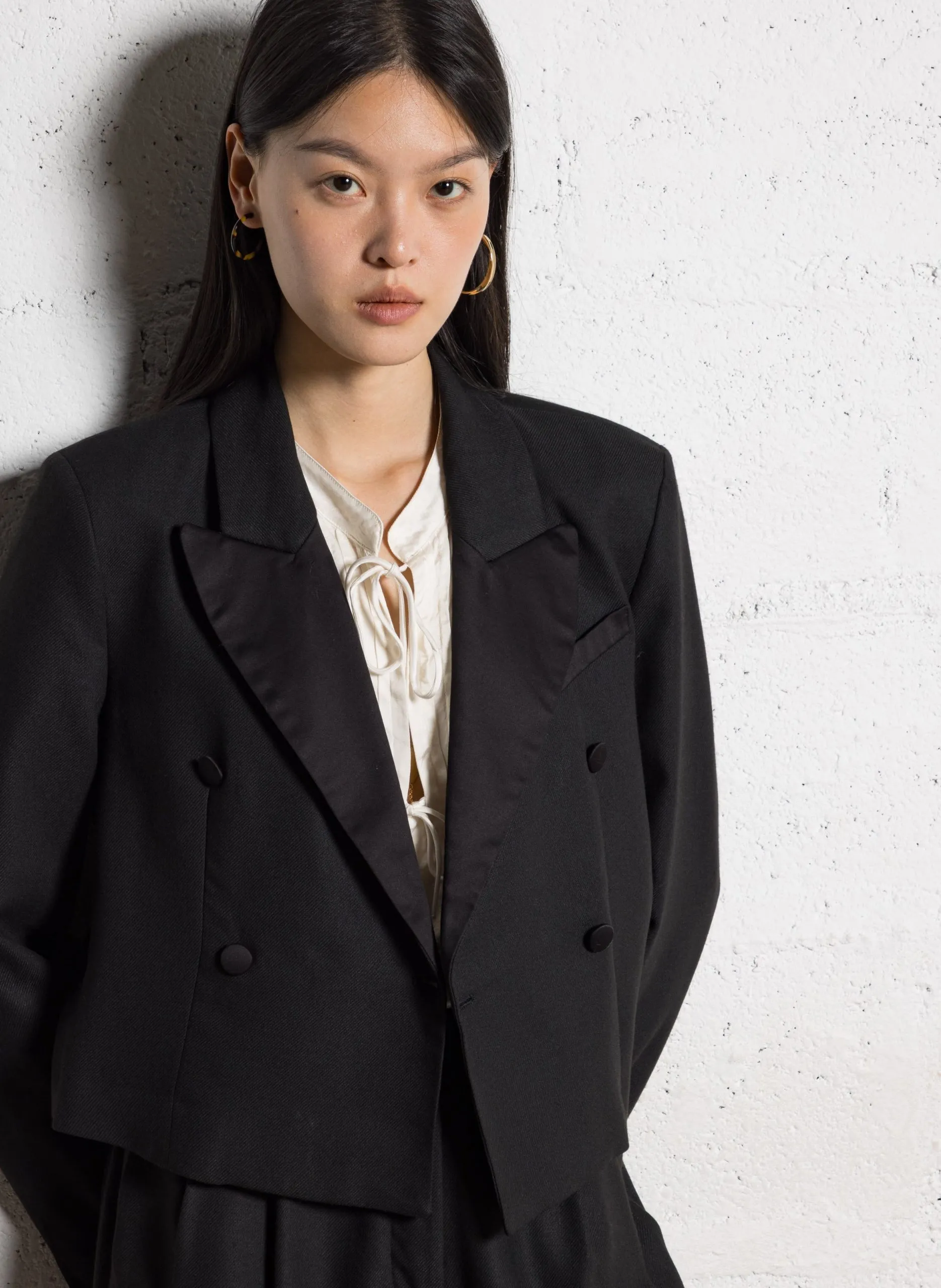 Veste courte droite Noir STRANGERS IN THE NIGHT FRANK